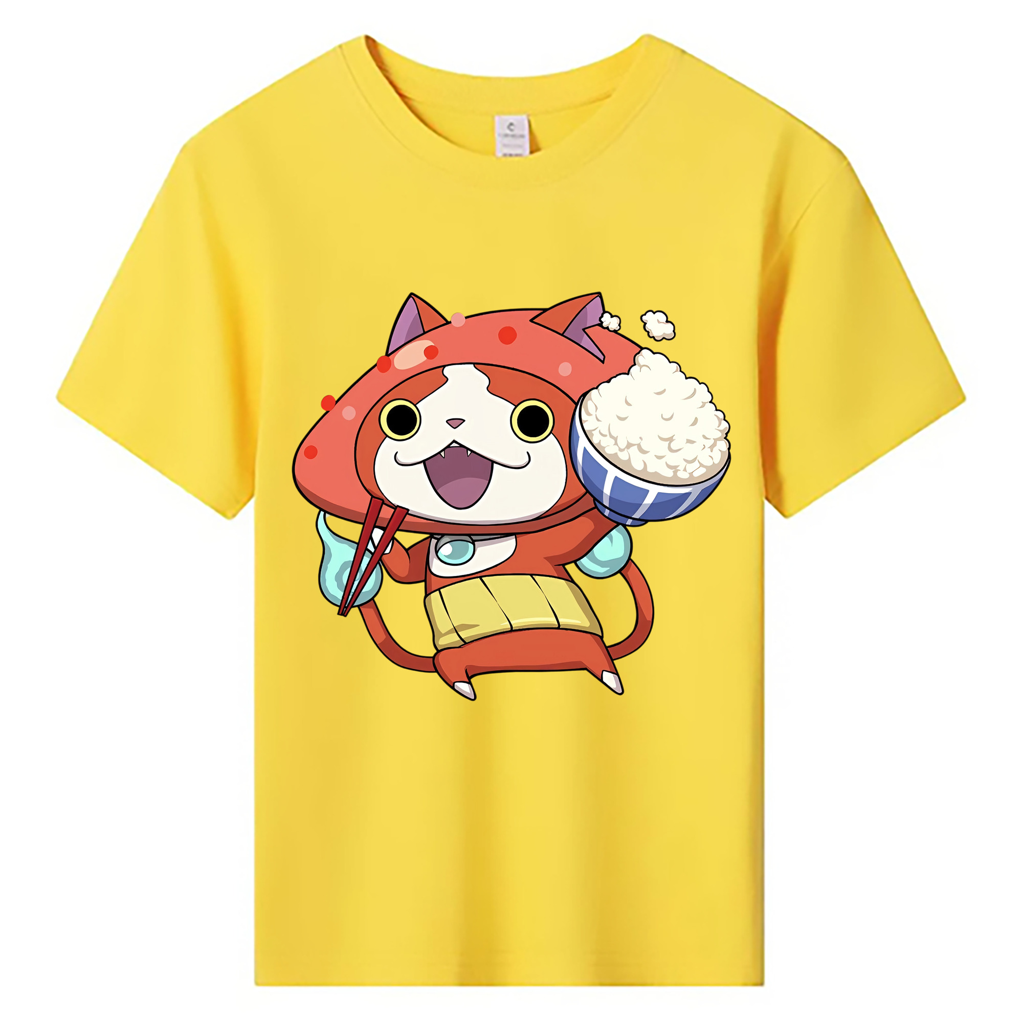 （画像用） 妖怪ウォッチ Yo-kai Watch 綿100％キッズTシャツ（フロントプリント）