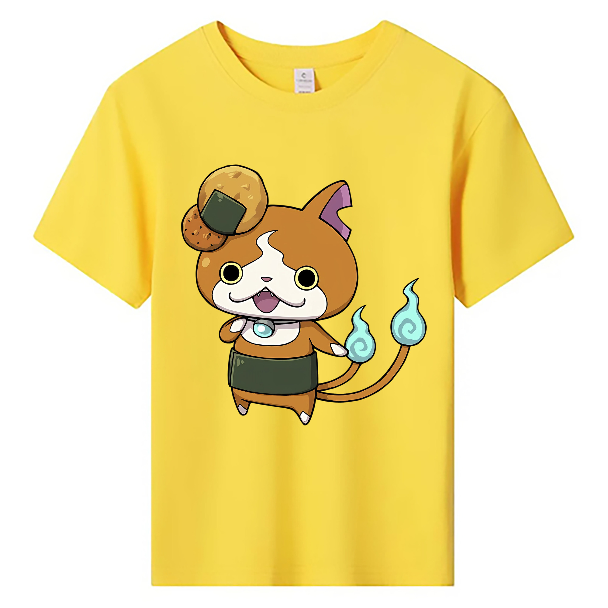 （画像用） 妖怪ウォッチ Yo-kai Watch 綿100％キッズTシャツ（フロントプリント）