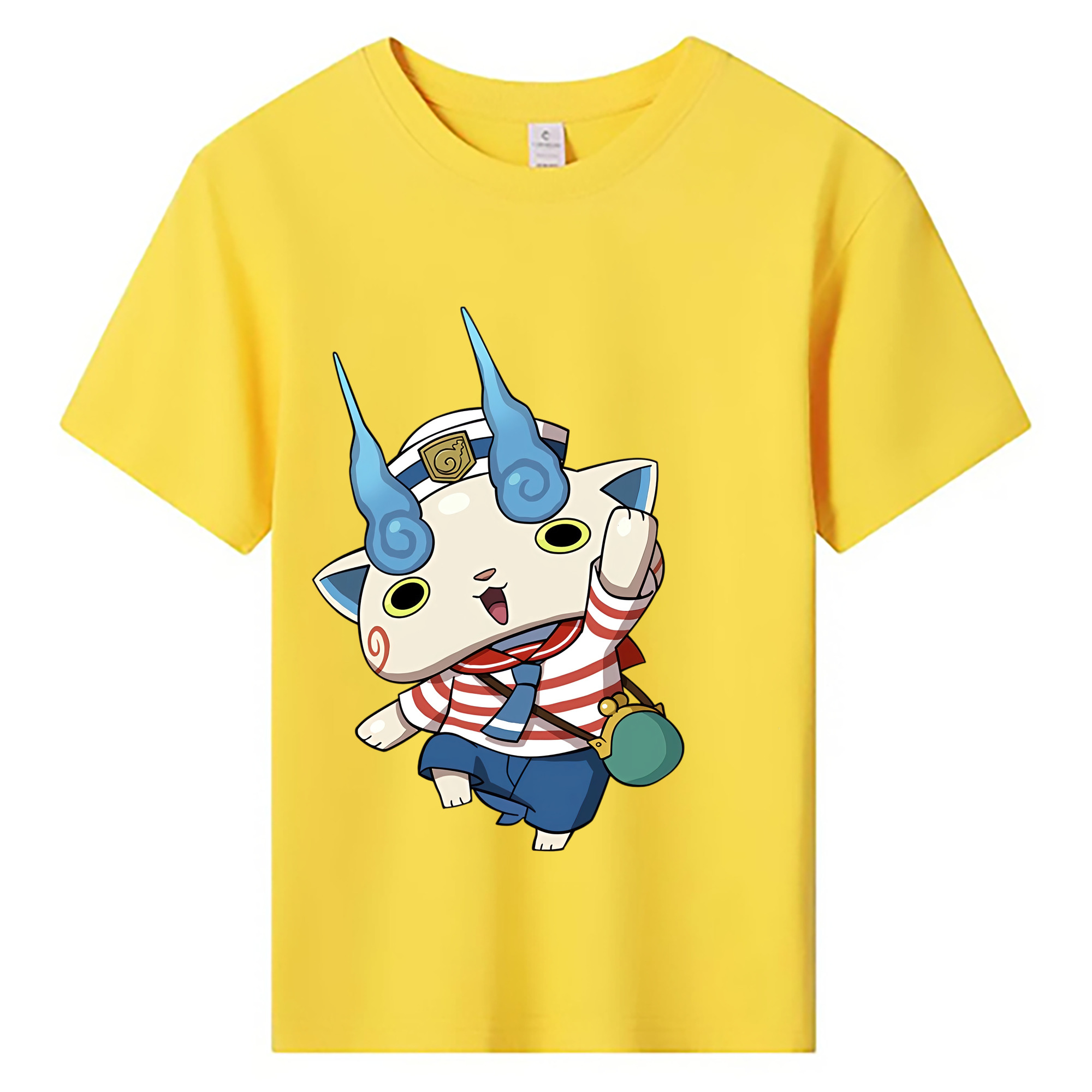 （画像用） 妖怪ウォッチ Yo-kai Watch 綿100％キッズTシャツ（フロントプリント）