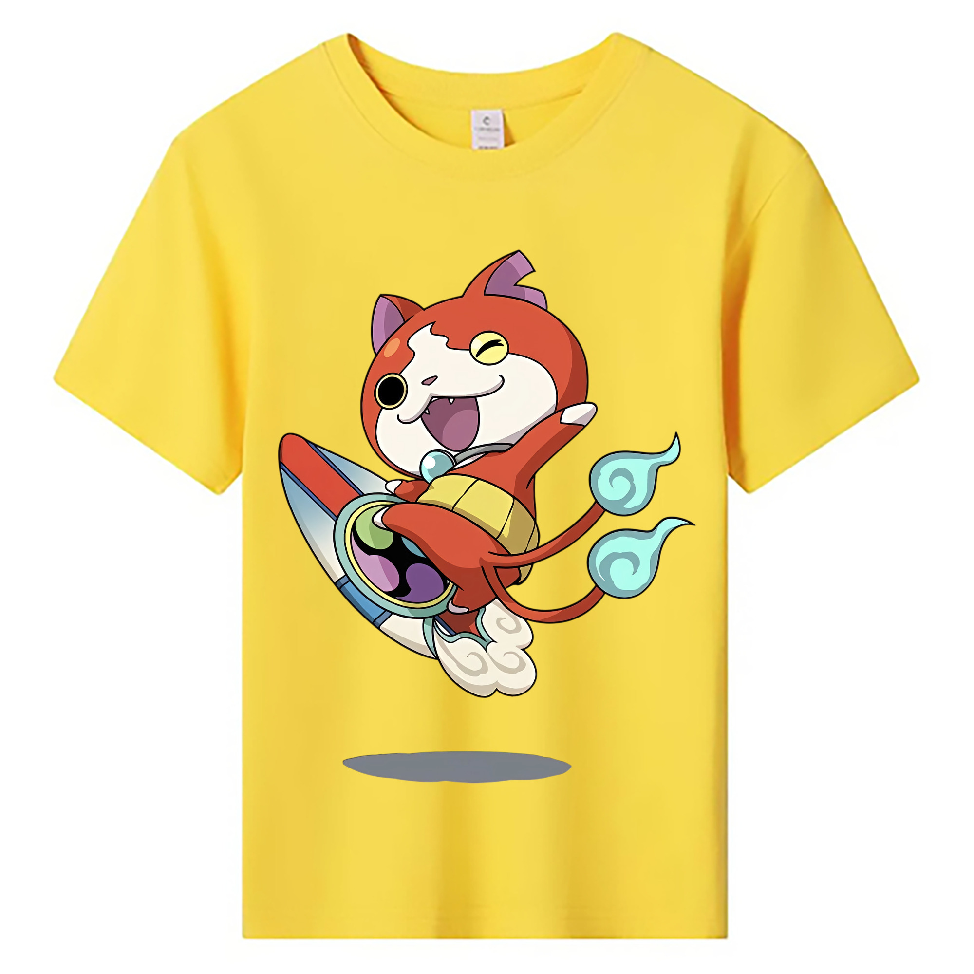 （画像用） 妖怪ウォッチ Yo-kai Watch 綿100％キッズTシャツ（フロントプリント）