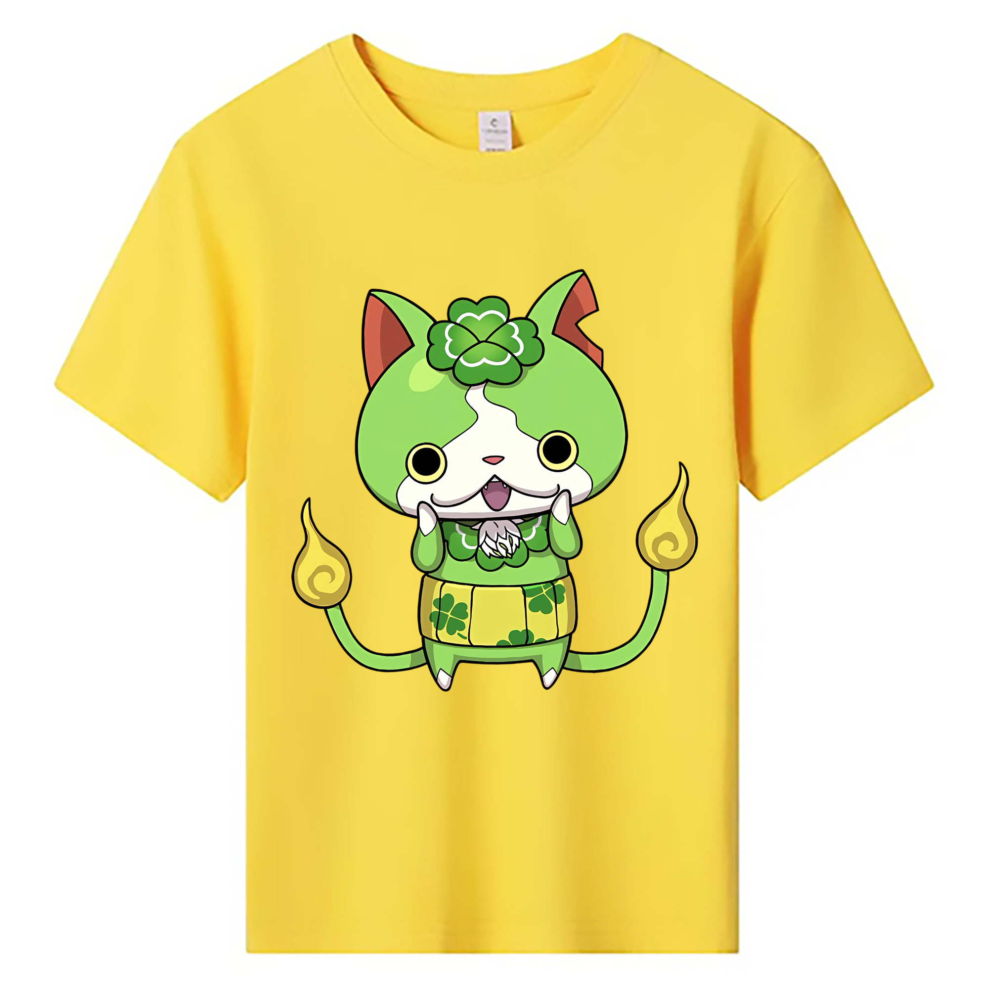 （画像用） 妖怪ウォッチ Yo-kai Watch 綿100％キッズTシャツ（フロントプリント）
