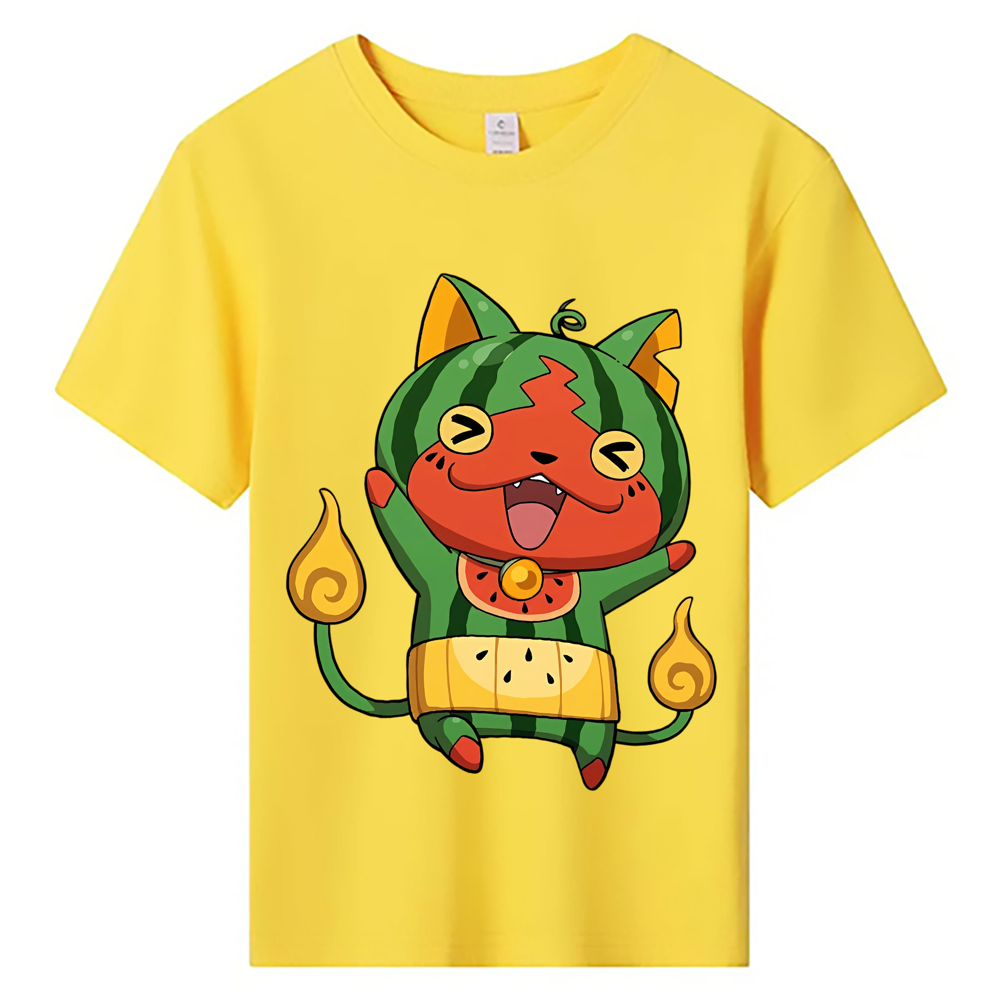 （画像用） 妖怪ウォッチ Yo-kai Watch 綿100％キッズTシャツ（フロントプリント）