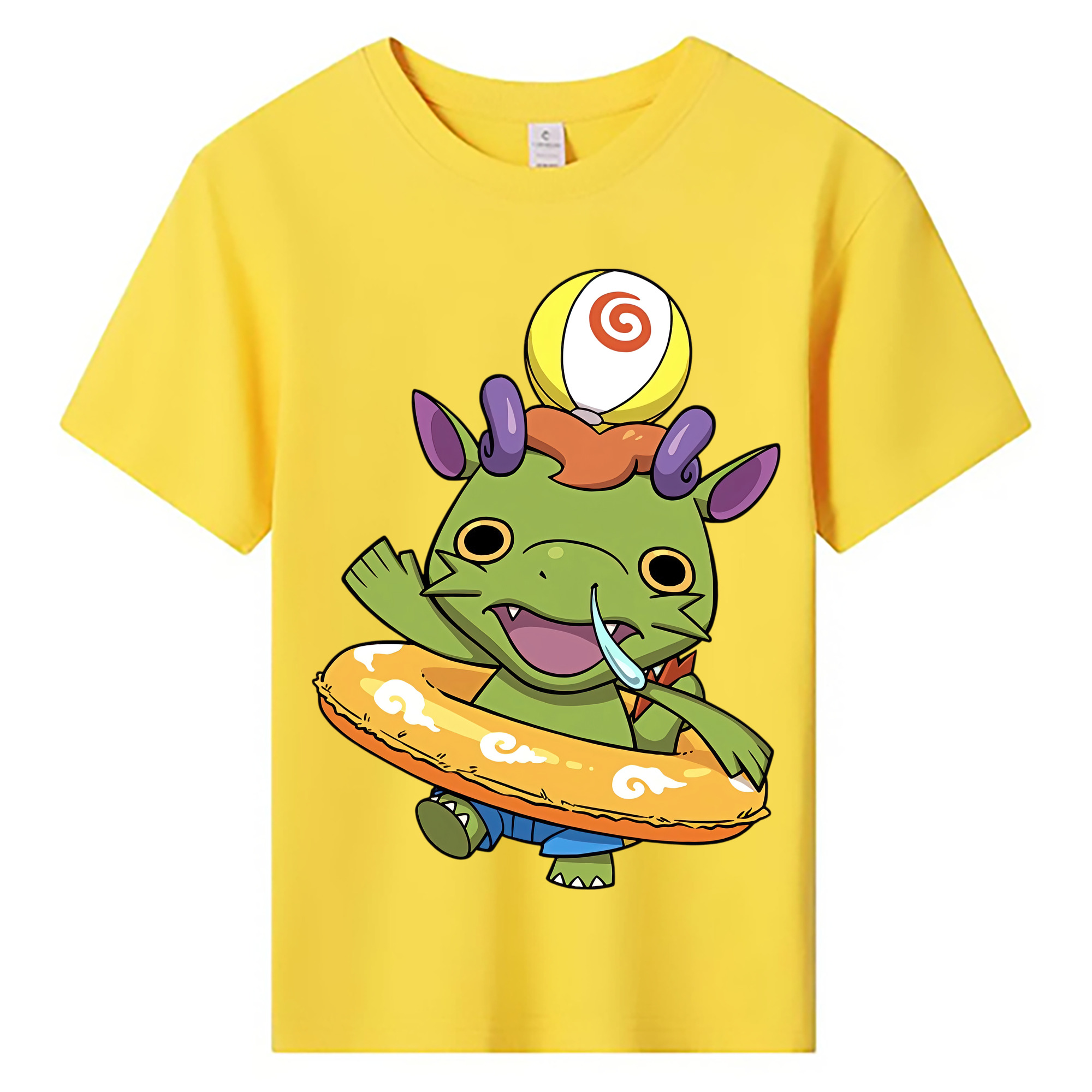 （画像用） 妖怪ウォッチ Yo-kai Watch 綿100％キッズTシャツ（フロントプリント）