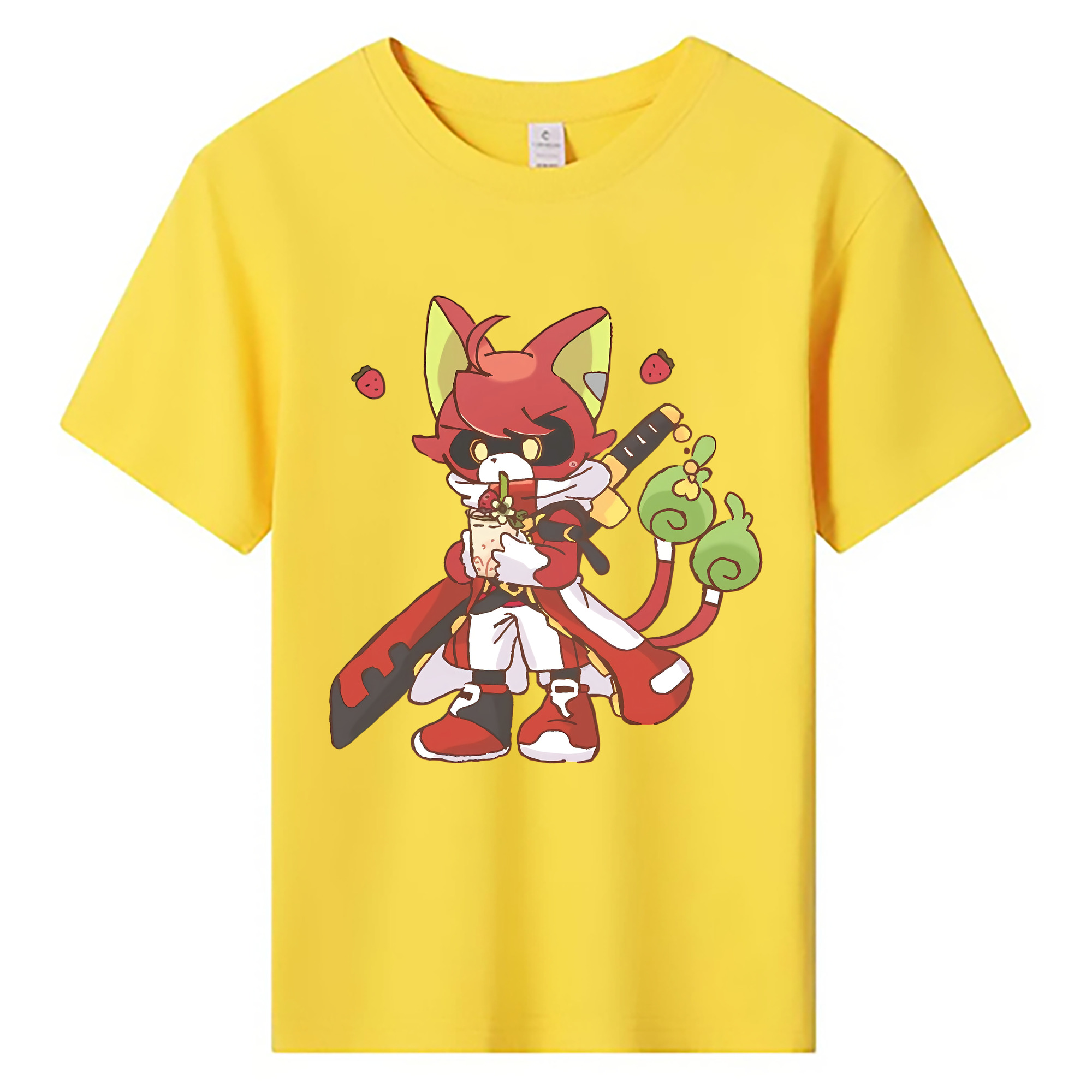 （画像用） 妖怪ウォッチ Yo-kai Watch 綿100％キッズTシャツ（フロントプリント）