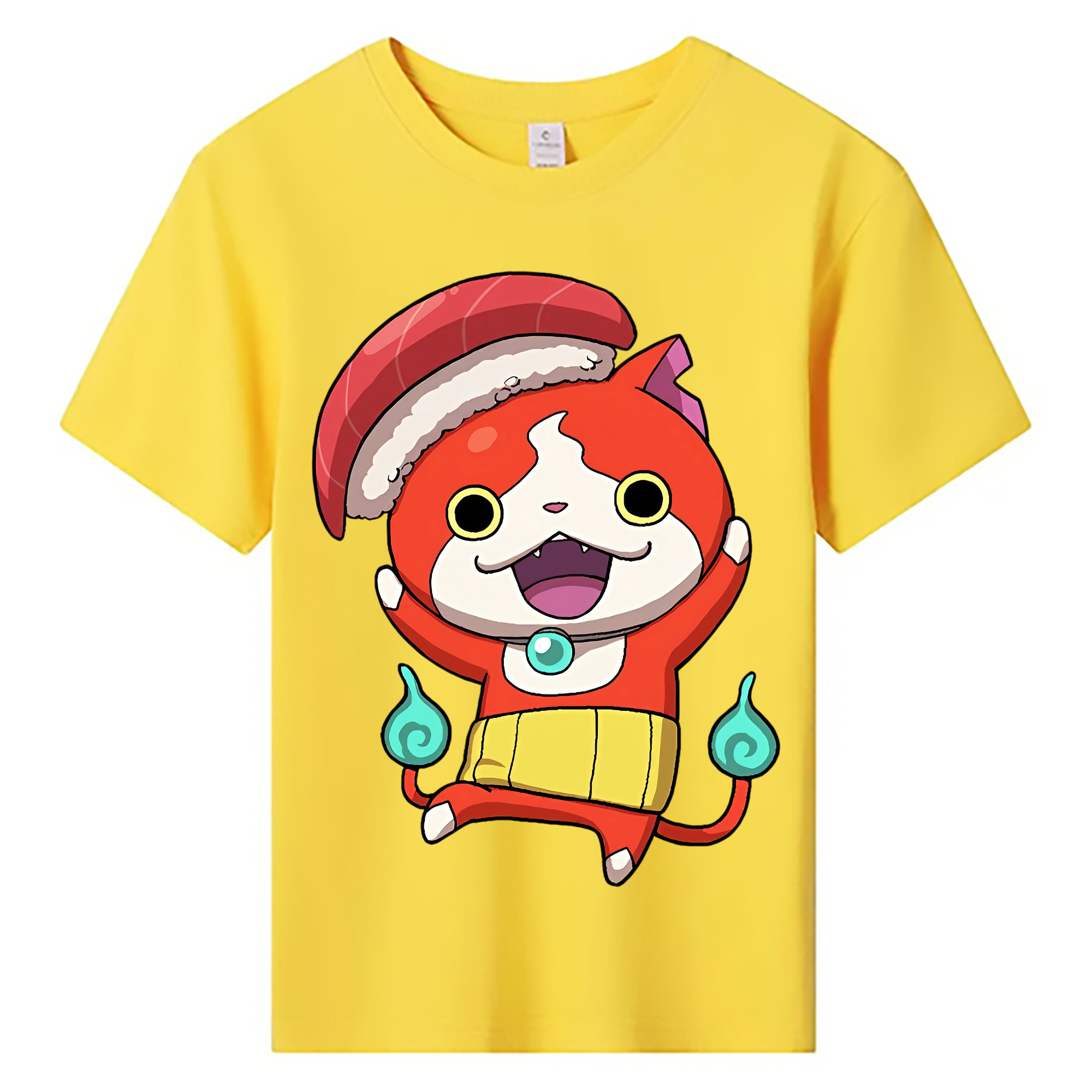 （画像用） 妖怪ウォッチ Yo-kai Watch 綿100％キッズTシャツ（フロントプリント）