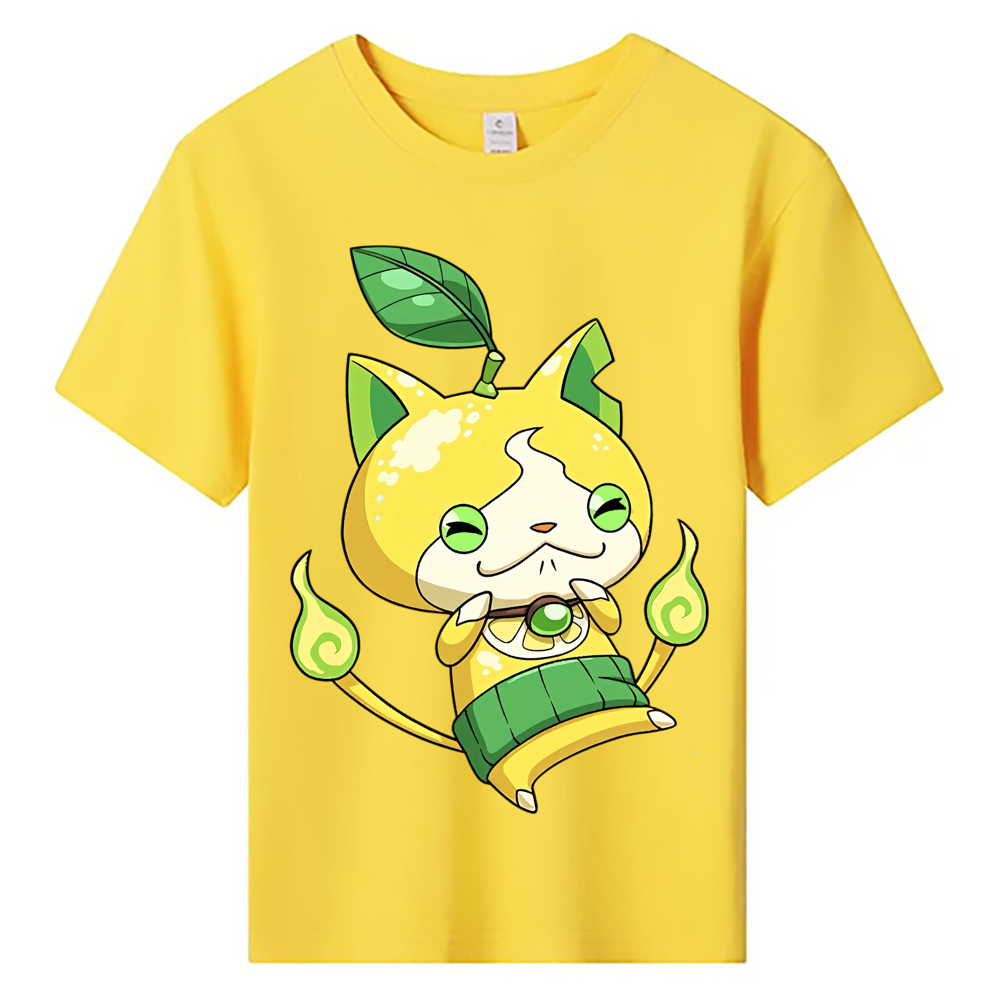 （画像用） 妖怪ウォッチ Yo-kai Watch 綿100％キッズTシャツ（フロントプリント）