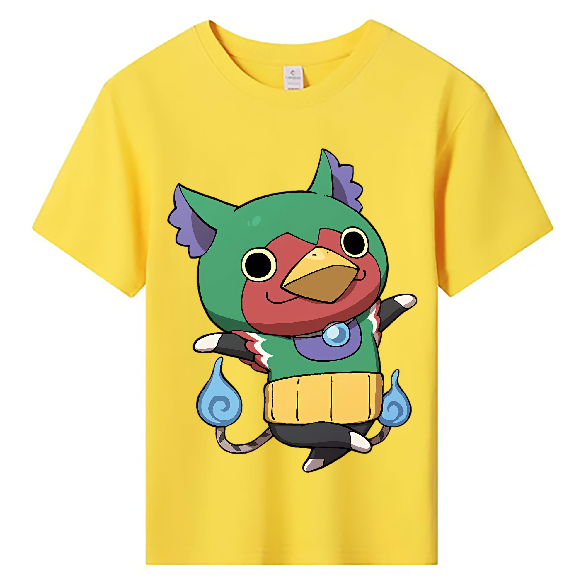 （画像用） 妖怪ウォッチ Yo-kai Watch 綿100％キッズTシャツ（フロントプリント）