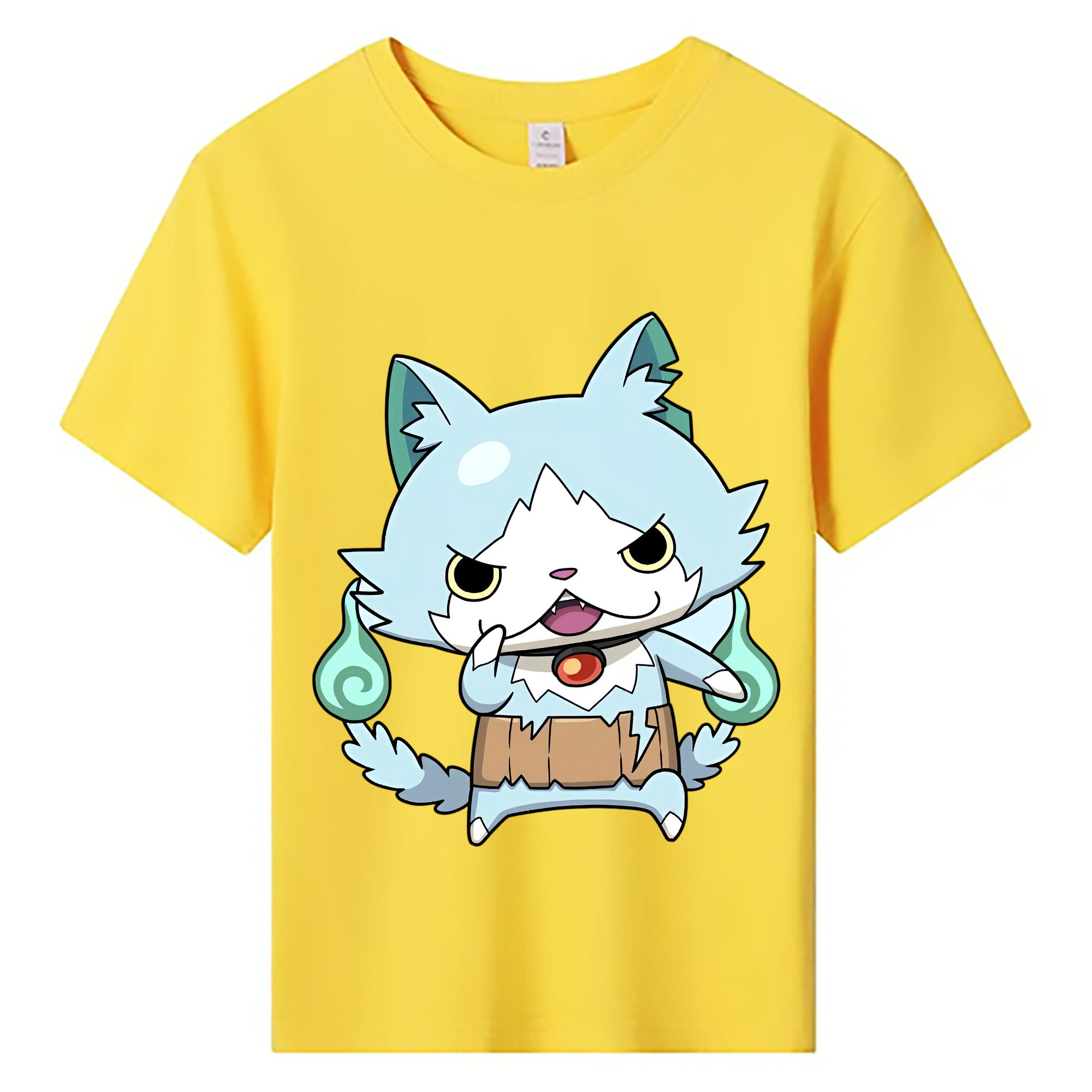 （画像用） 妖怪ウォッチ Yo-kai Watch 綿100％キッズTシャツ（フロントプリント）