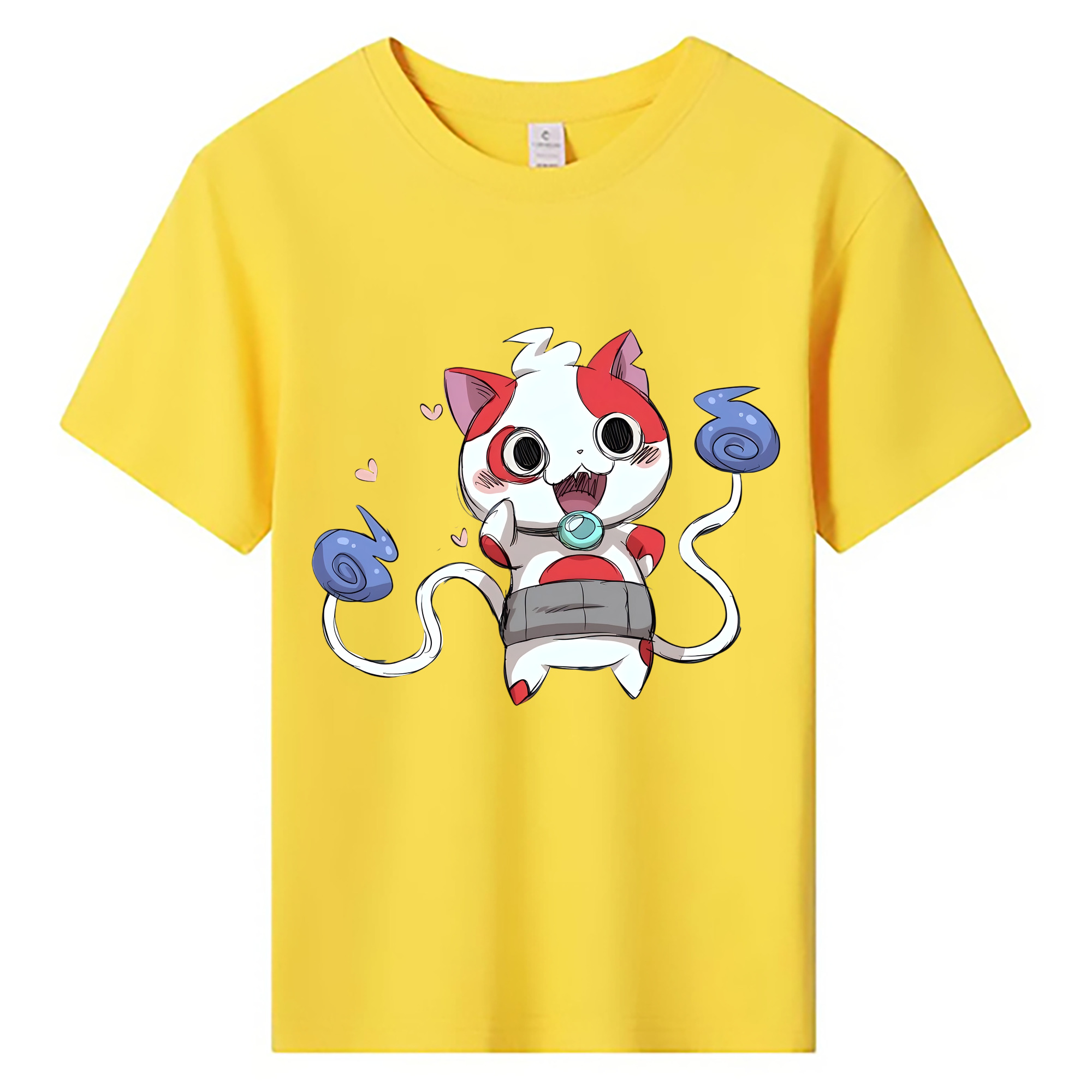 （画像用） 妖怪ウォッチ Yo-kai Watch 綿100％キッズTシャツ（フロントプリント）