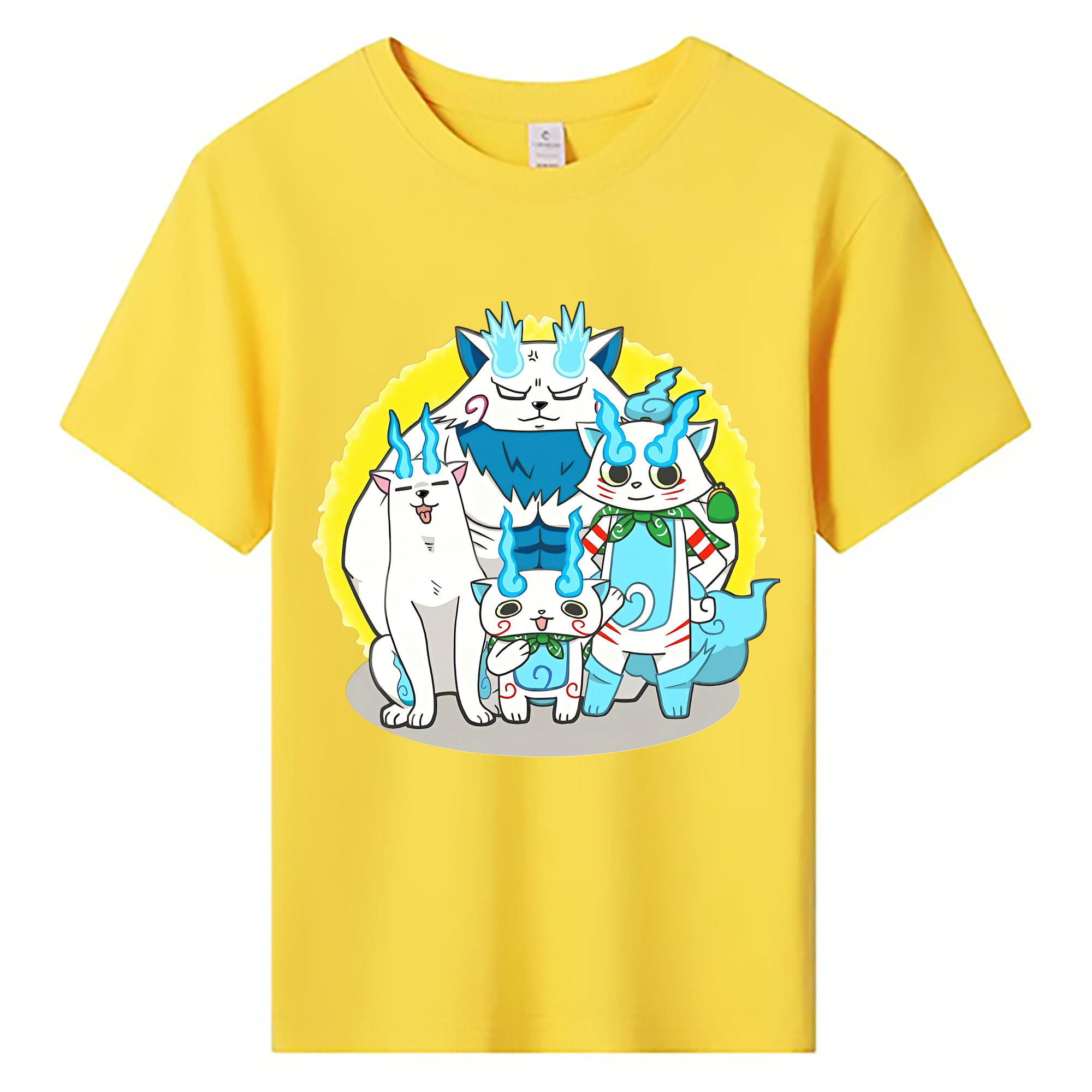 （画像用） 妖怪ウォッチ Yo-kai Watch 綿100％キッズTシャツ（フロントプリント）