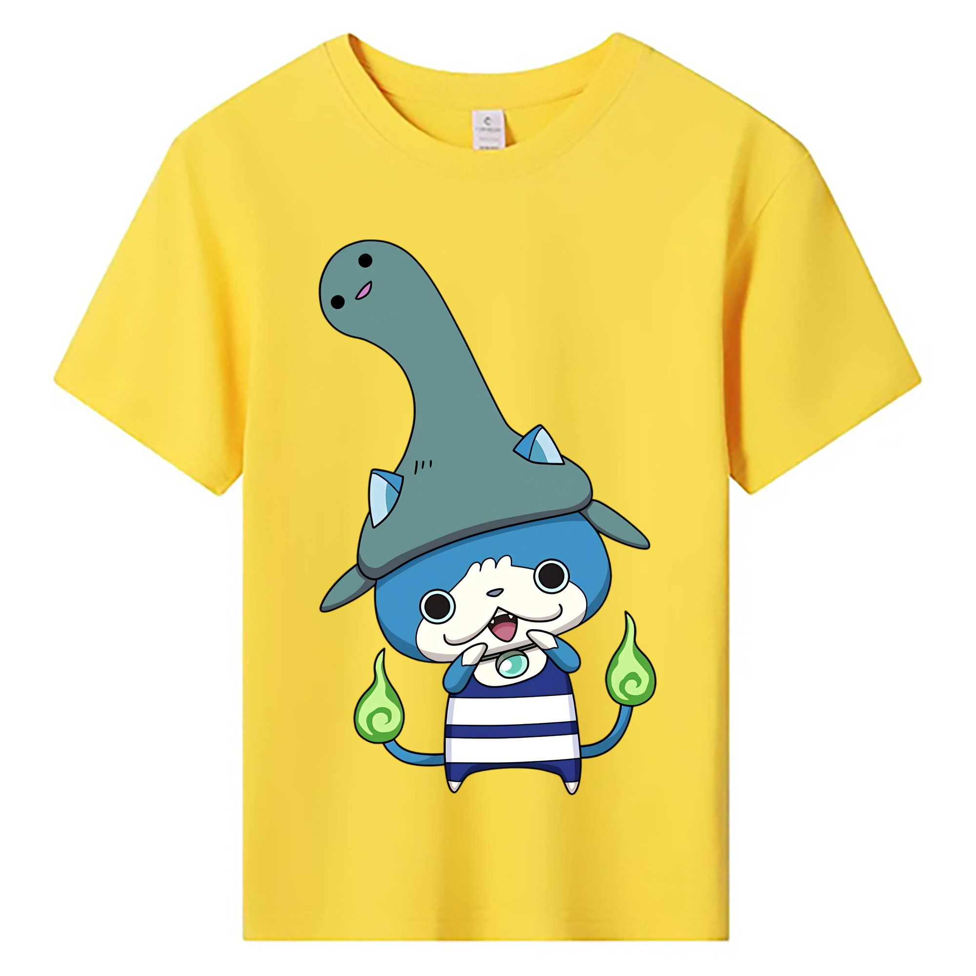 （画像用） 妖怪ウォッチ Yo-kai Watch 綿100％キッズTシャツ（フロントプリント）
