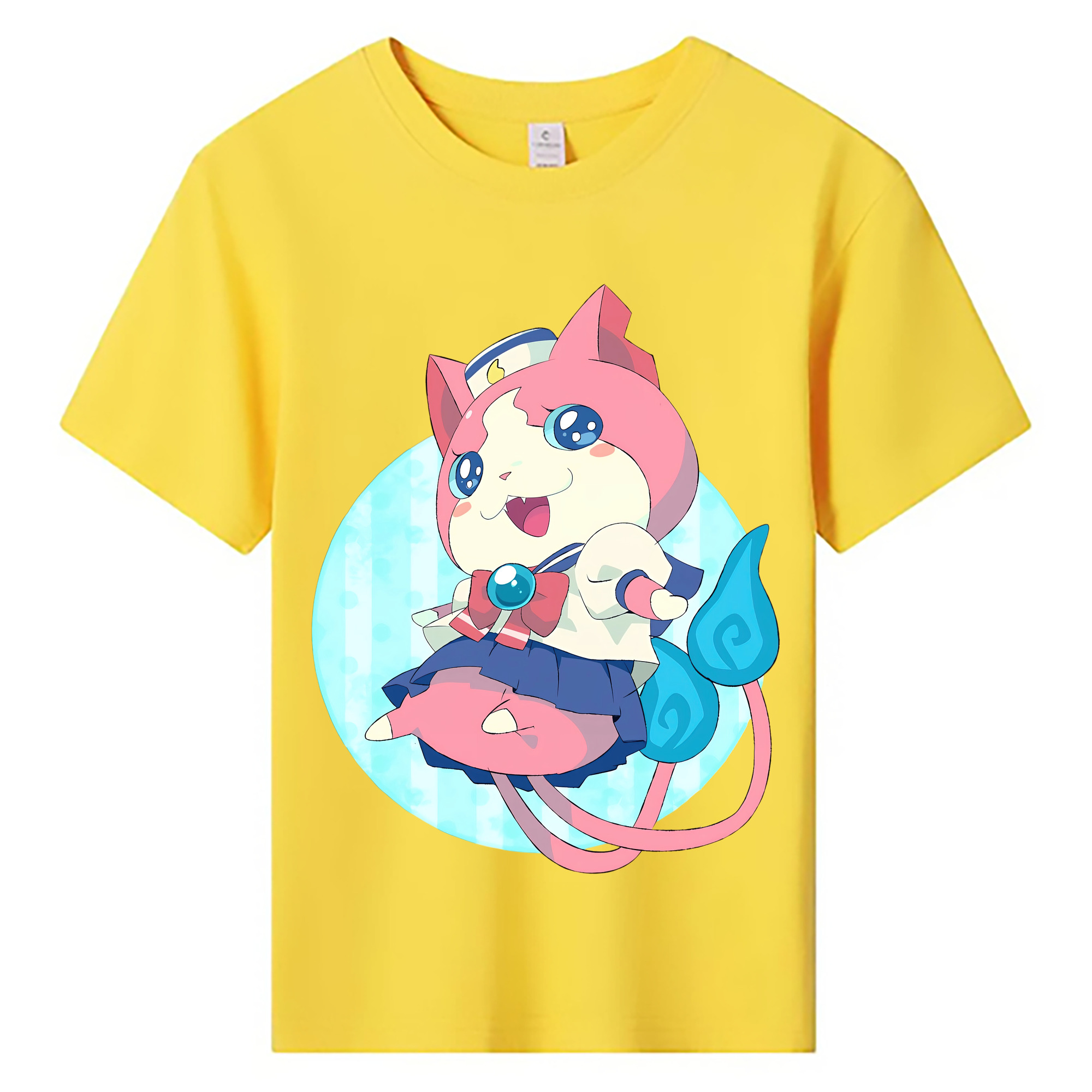 （画像用） 妖怪ウォッチ Yo-kai Watch 綿100％キッズTシャツ（フロントプリント）