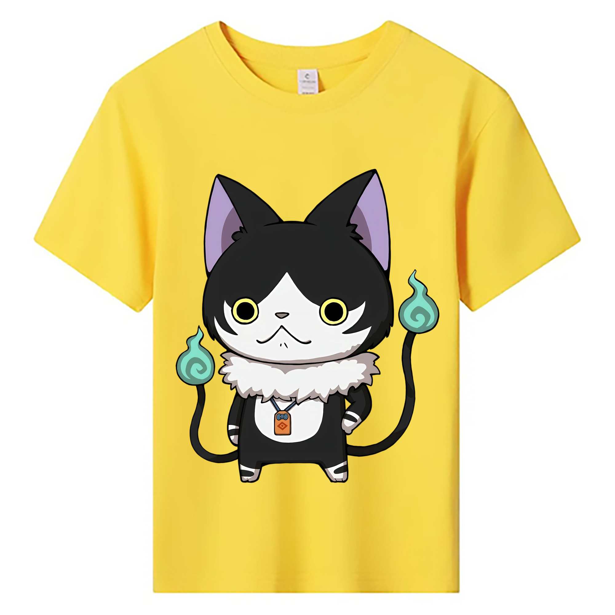 （画像用） 妖怪ウォッチ Yo-kai Watch 綿100％キッズTシャツ（フロントプリント）