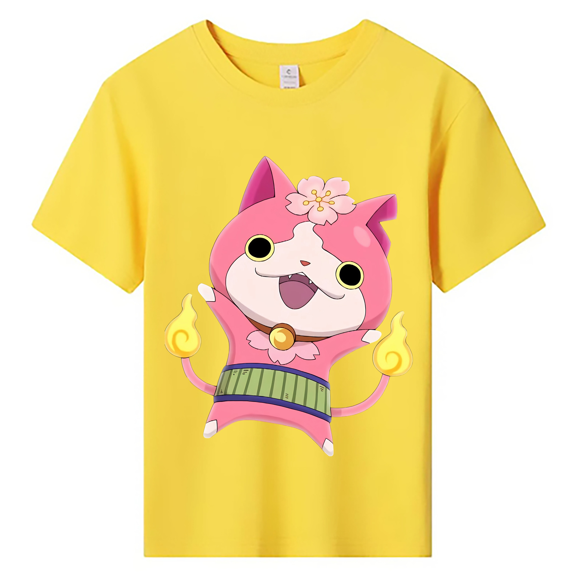 （画像用） 妖怪ウォッチ Yo-kai Watch 綿100％キッズTシャツ（フロントプリント）