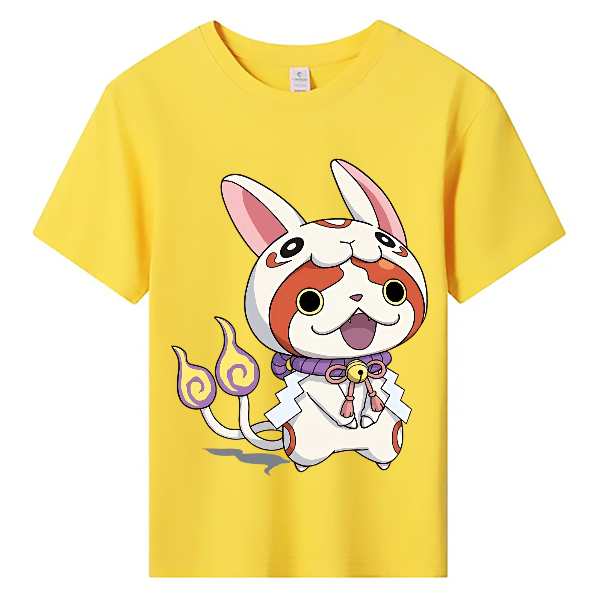 （画像用） 妖怪ウォッチ Yo-kai Watch 綿100％キッズTシャツ（フロントプリント）