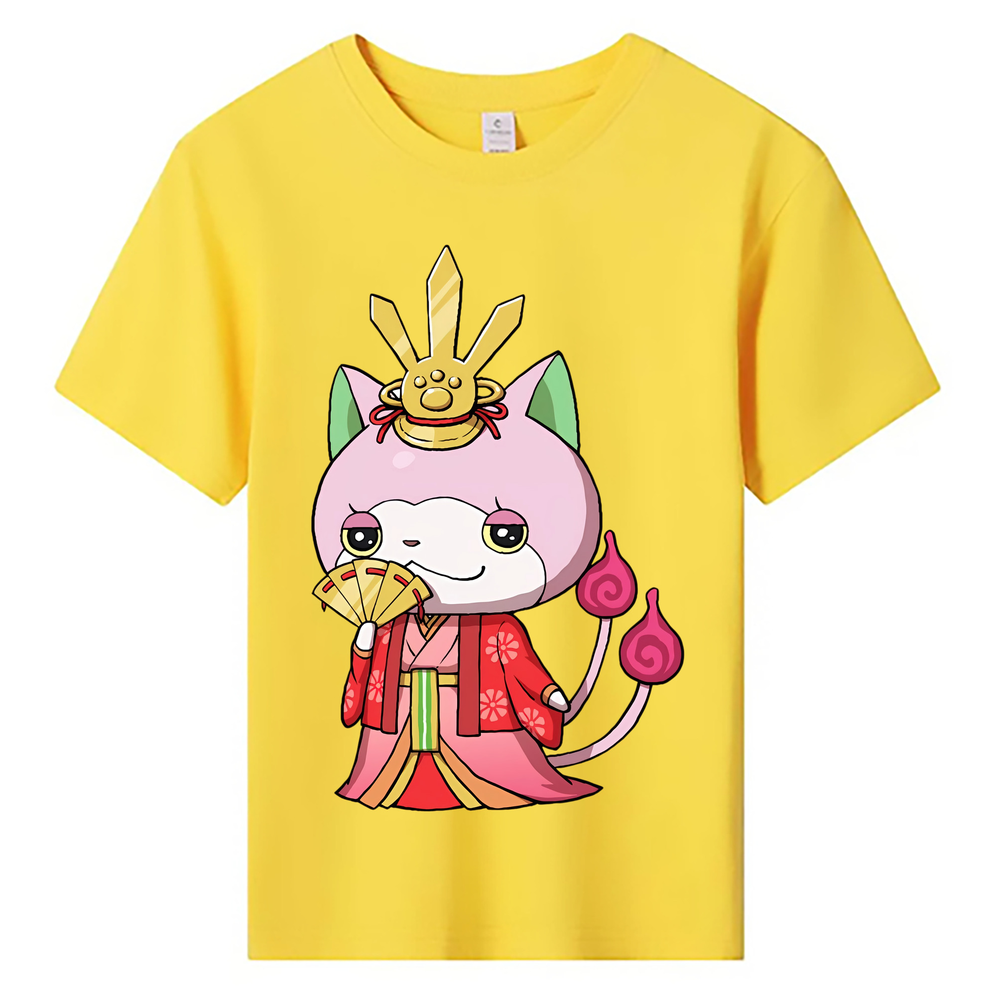（画像用） 妖怪ウォッチ Yo-kai Watch 綿100％キッズTシャツ（フロントプリント）