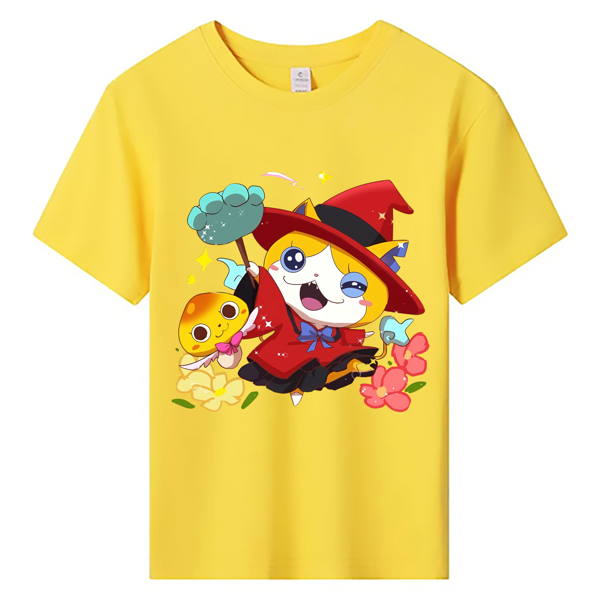 （画像用） 妖怪ウォッチ Yo-kai Watch 綿100％キッズTシャツ（フロントプリント）