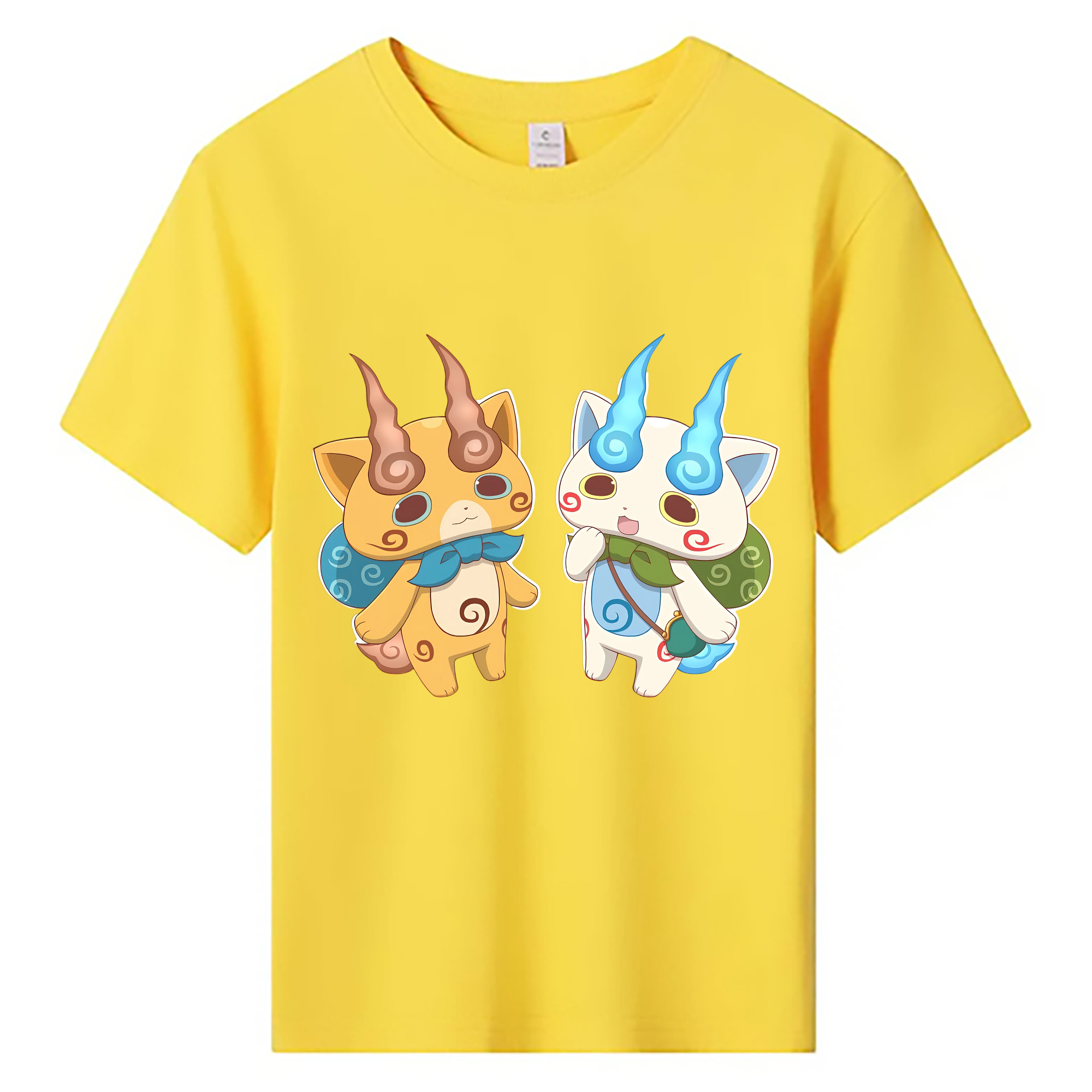 （画像用） 妖怪ウォッチ Yo-kai Watch 綿100％キッズTシャツ（フロントプリント）