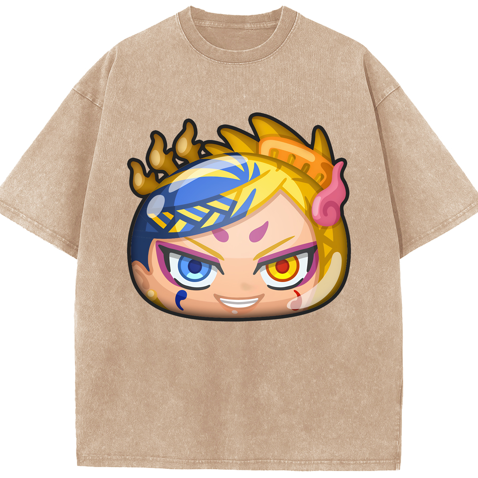 （画像用） 妖怪ウォッチ Yo-kai Watch 綿100% ヴィンテージ風 半袖Tシャツ（フロントプリント）