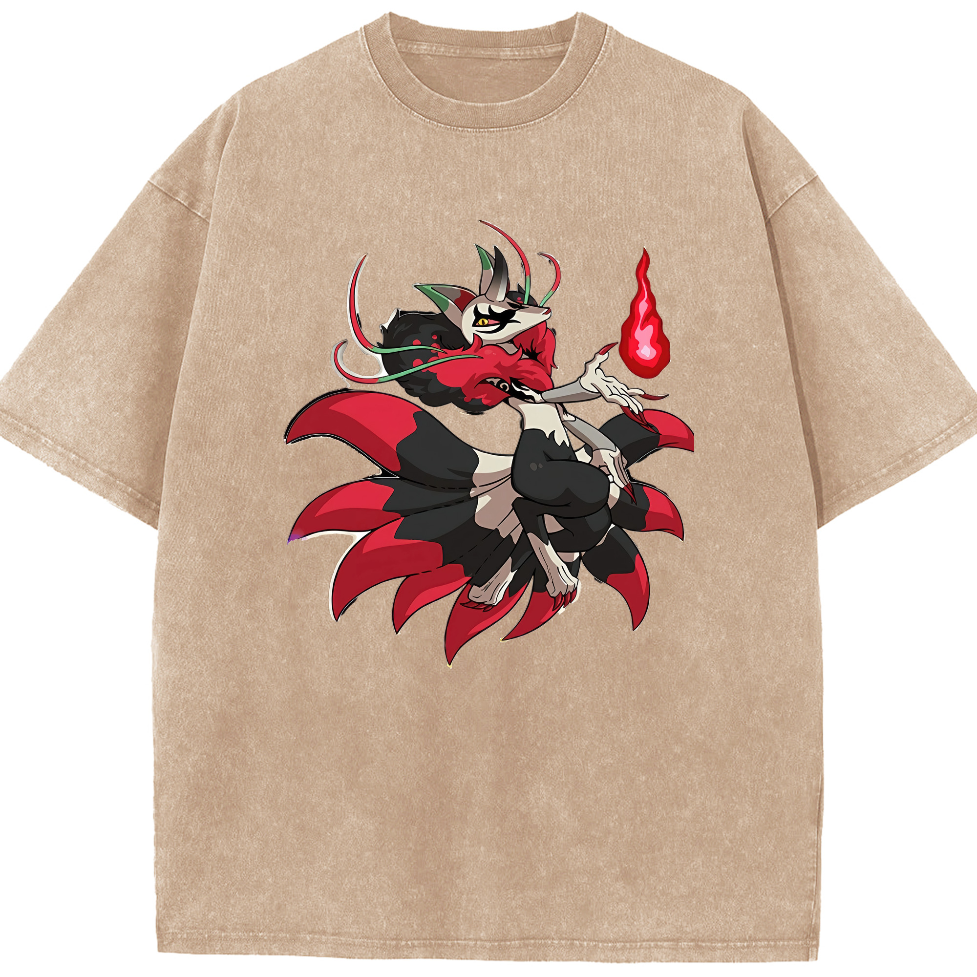 （画像用） 妖怪ウォッチ Yo-kai Watch 綿100% ヴィンテージ風 半袖Tシャツ（フロントプリント）