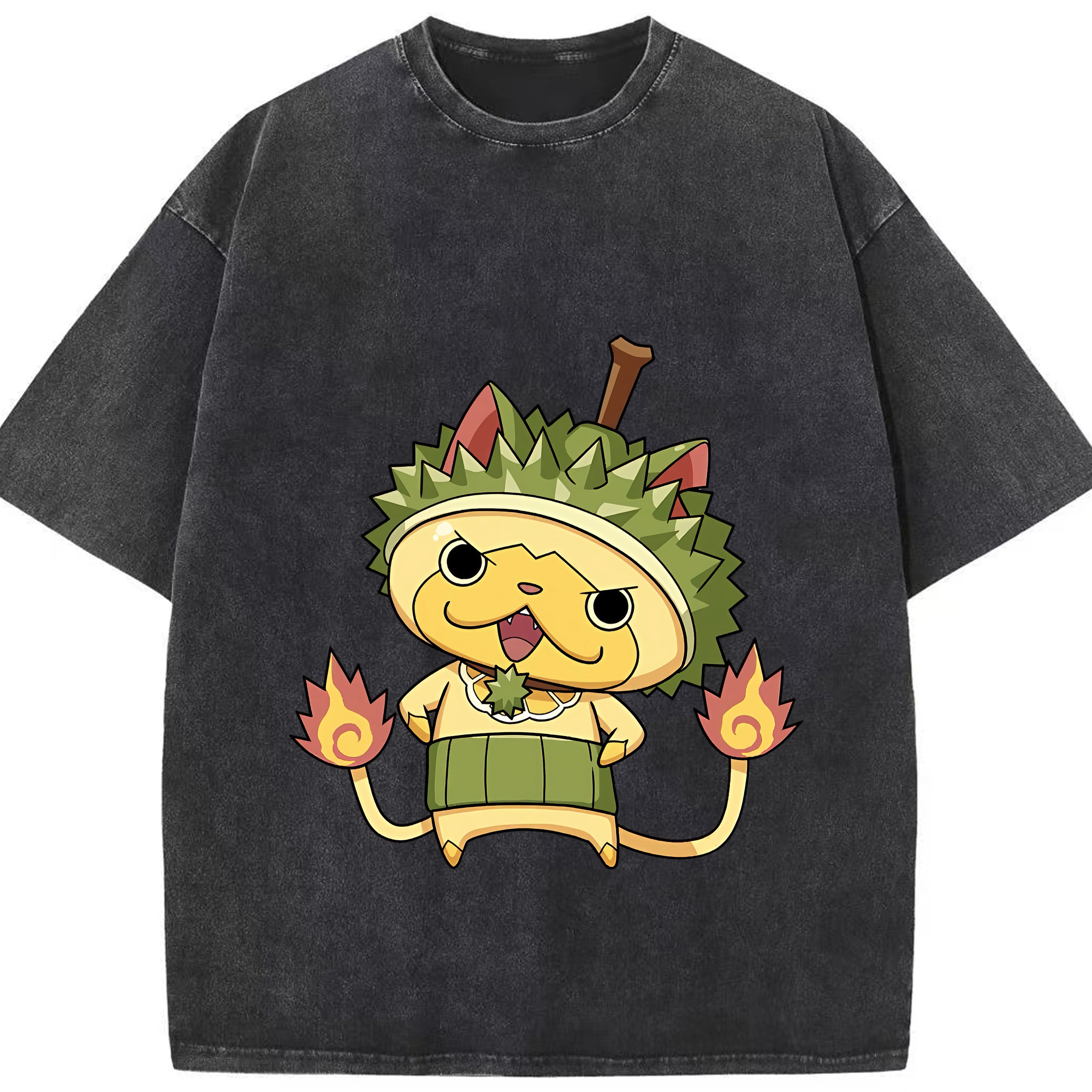 （画像用） 妖怪ウォッチ Yo-kai Watch 綿100% ヴィンテージ風 半袖Tシャツ（フロントプリント）