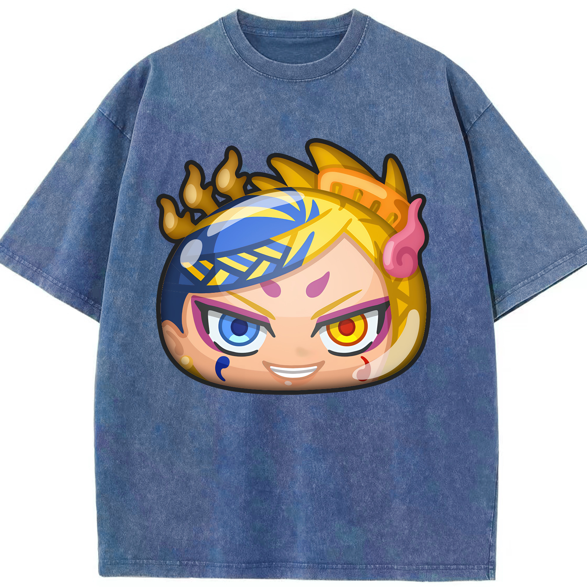 （画像用） 妖怪ウォッチ Yo-kai Watch 綿100% ヴィンテージ風 半袖Tシャツ（フロントプリント）