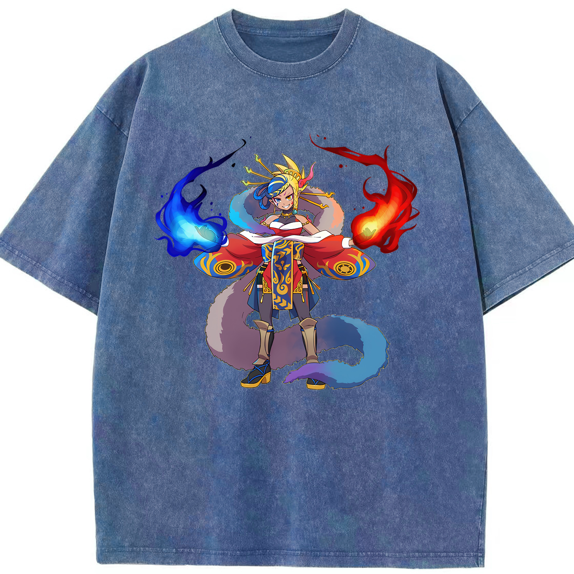 （画像用） 妖怪ウォッチ Yo-kai Watch 綿100% ヴィンテージ風 半袖Tシャツ（フロントプリント）