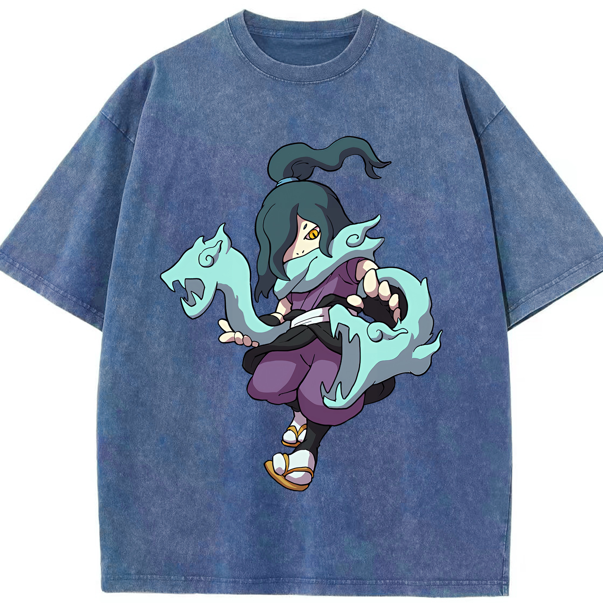 （画像用） 妖怪ウォッチ Yo-kai Watch 綿100% ヴィンテージ風 半袖Tシャツ（フロントプリント）