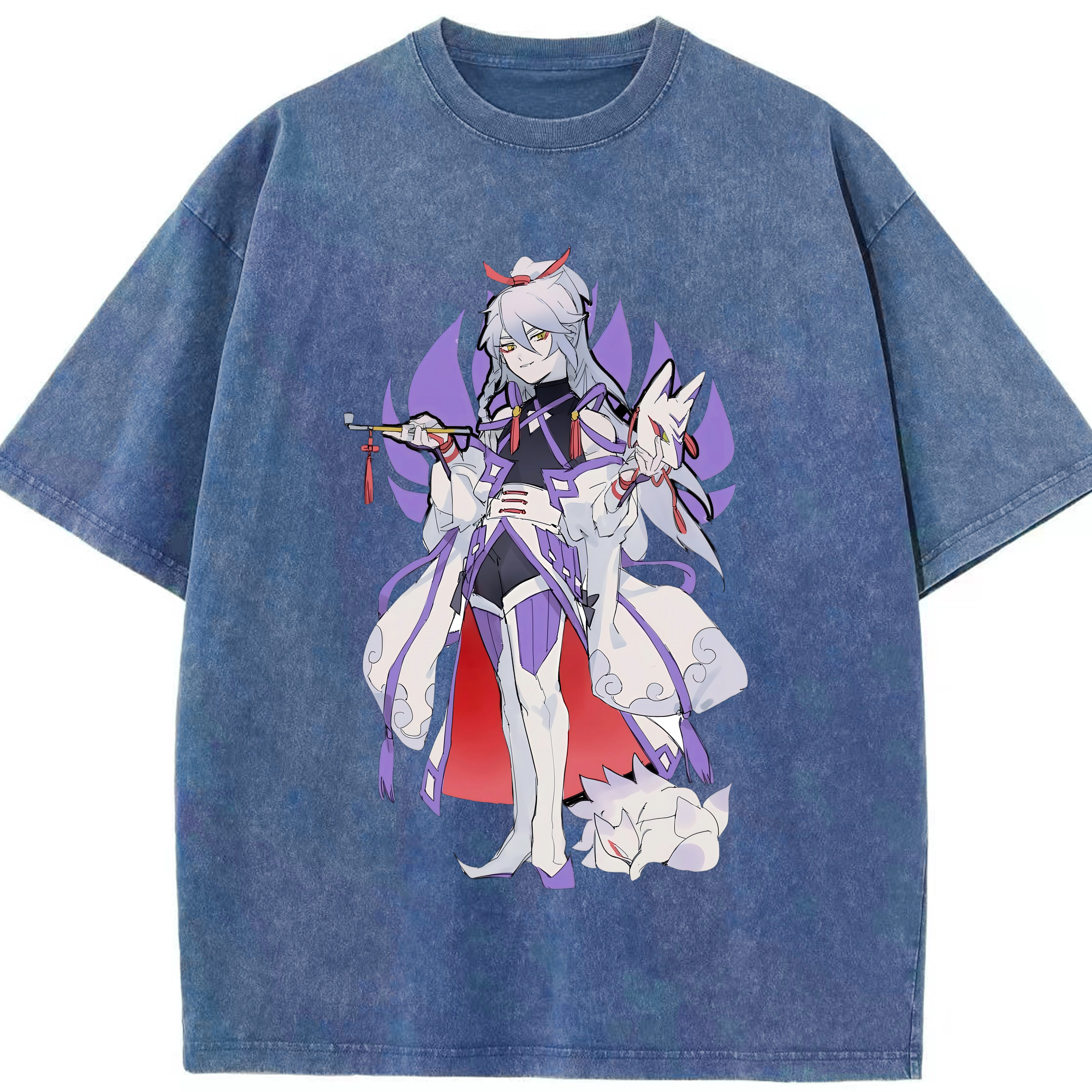 （画像用） 妖怪ウォッチ Yo-kai Watch 綿100% ヴィンテージ風 半袖Tシャツ（フロントプリント）