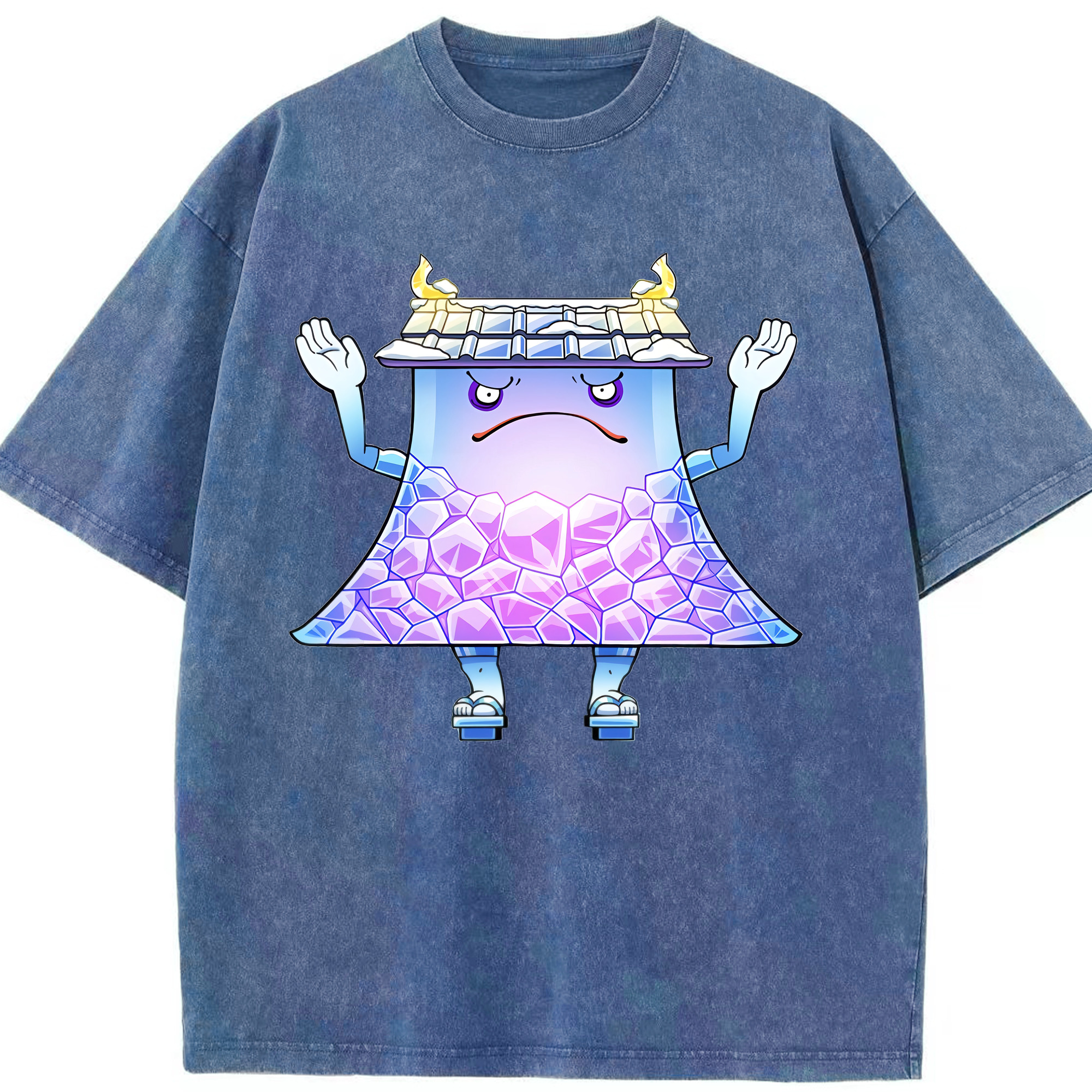 （画像用） 妖怪ウォッチ Yo-kai Watch 綿100% ヴィンテージ風 半袖Tシャツ（フロントプリント）