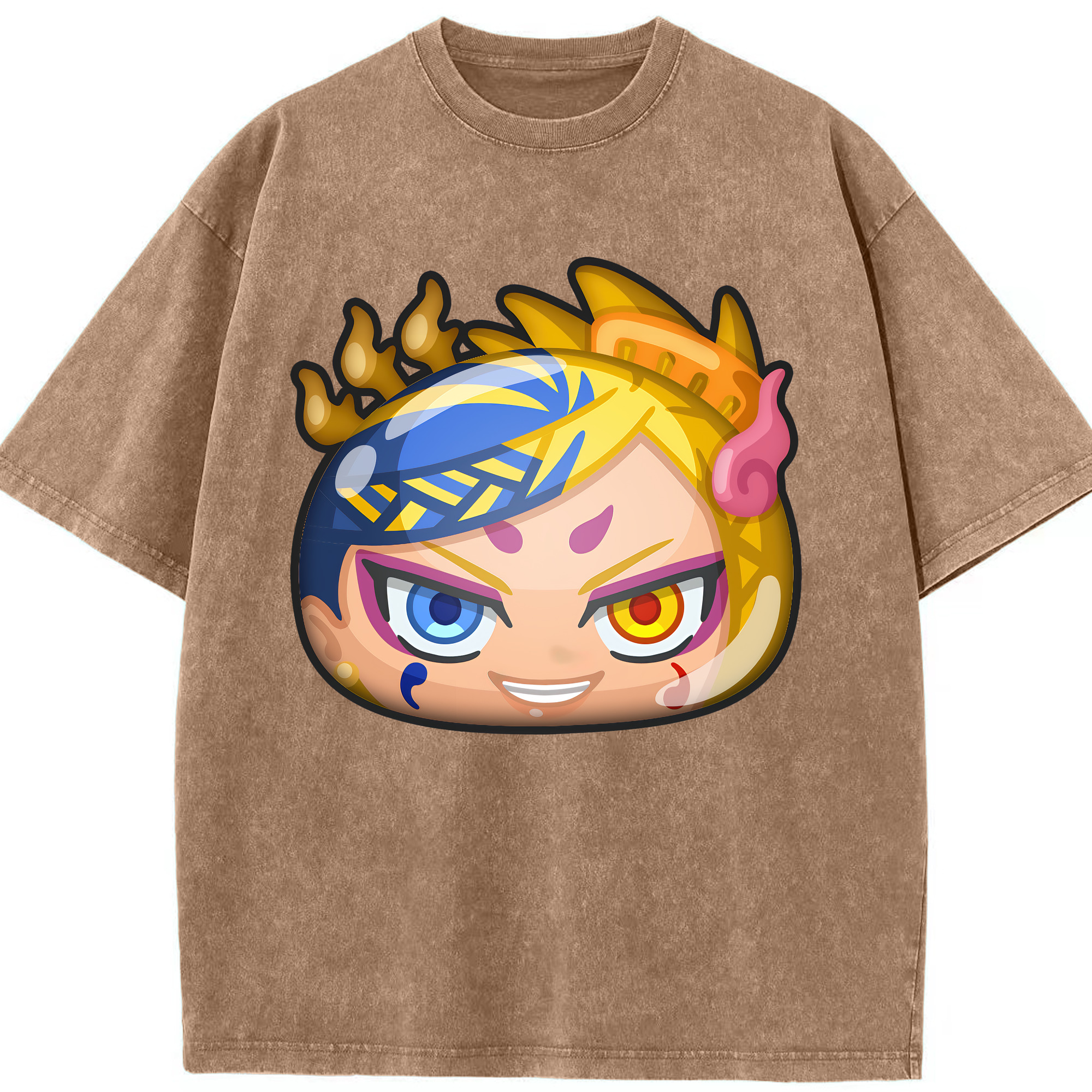 （画像用） 妖怪ウォッチ Yo-kai Watch 綿100% ヴィンテージ風 半袖Tシャツ（フロントプリント）