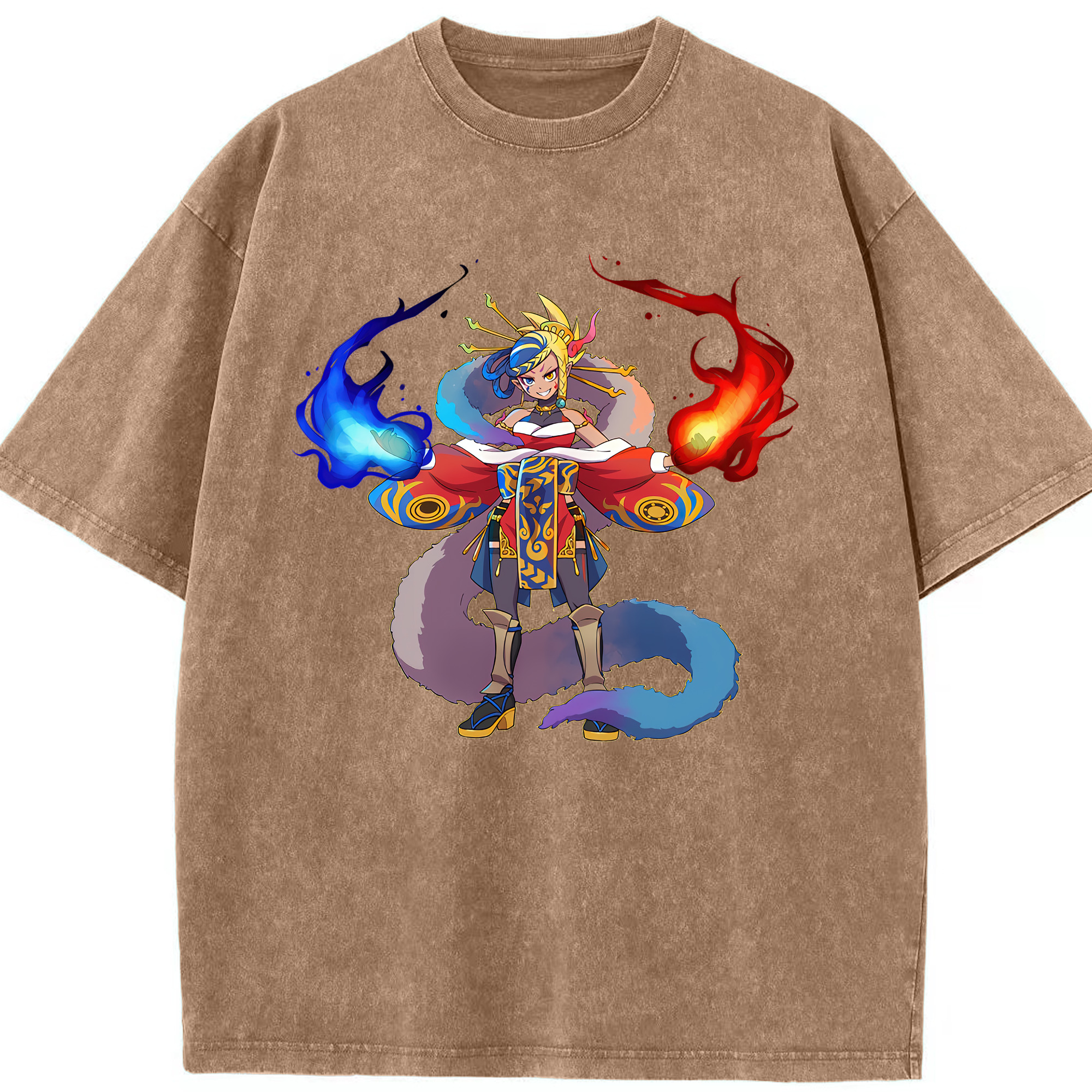 （画像用） 妖怪ウォッチ Yo-kai Watch 綿100% ヴィンテージ風 半袖Tシャツ（フロントプリント）