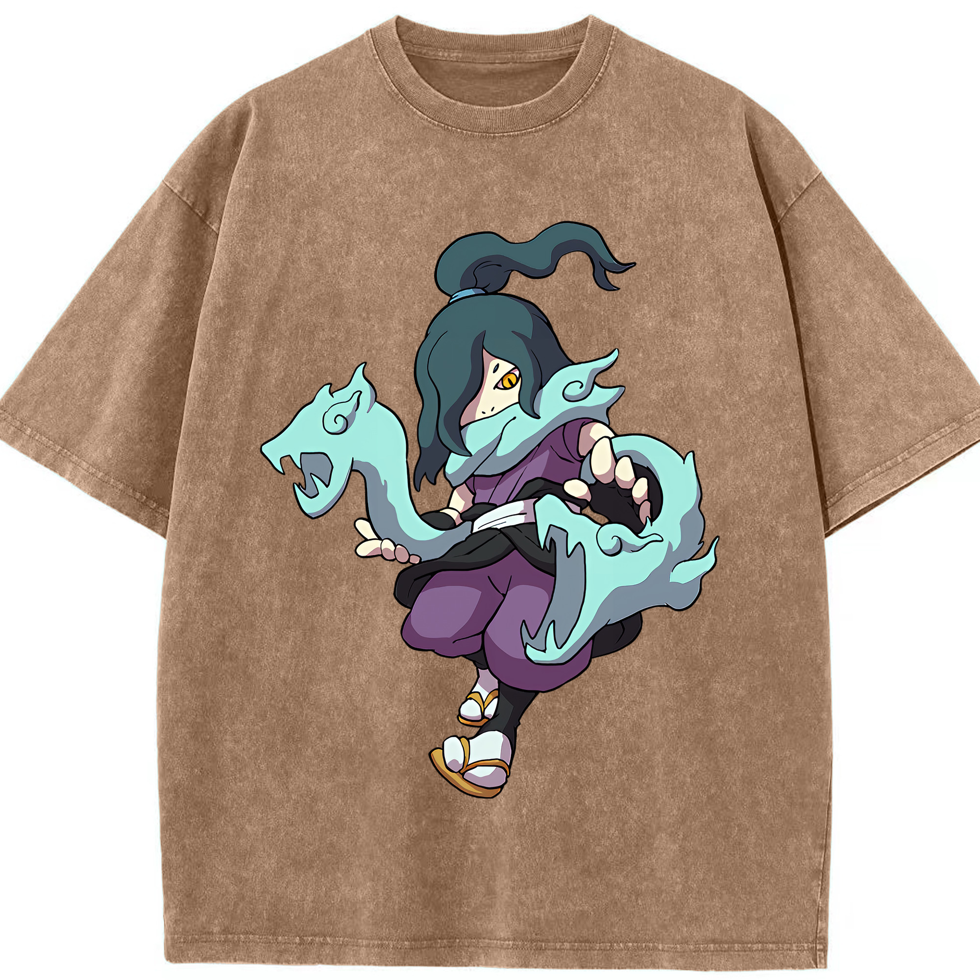 （画像用） 妖怪ウォッチ Yo-kai Watch 綿100% ヴィンテージ風 半袖Tシャツ（フロントプリント）