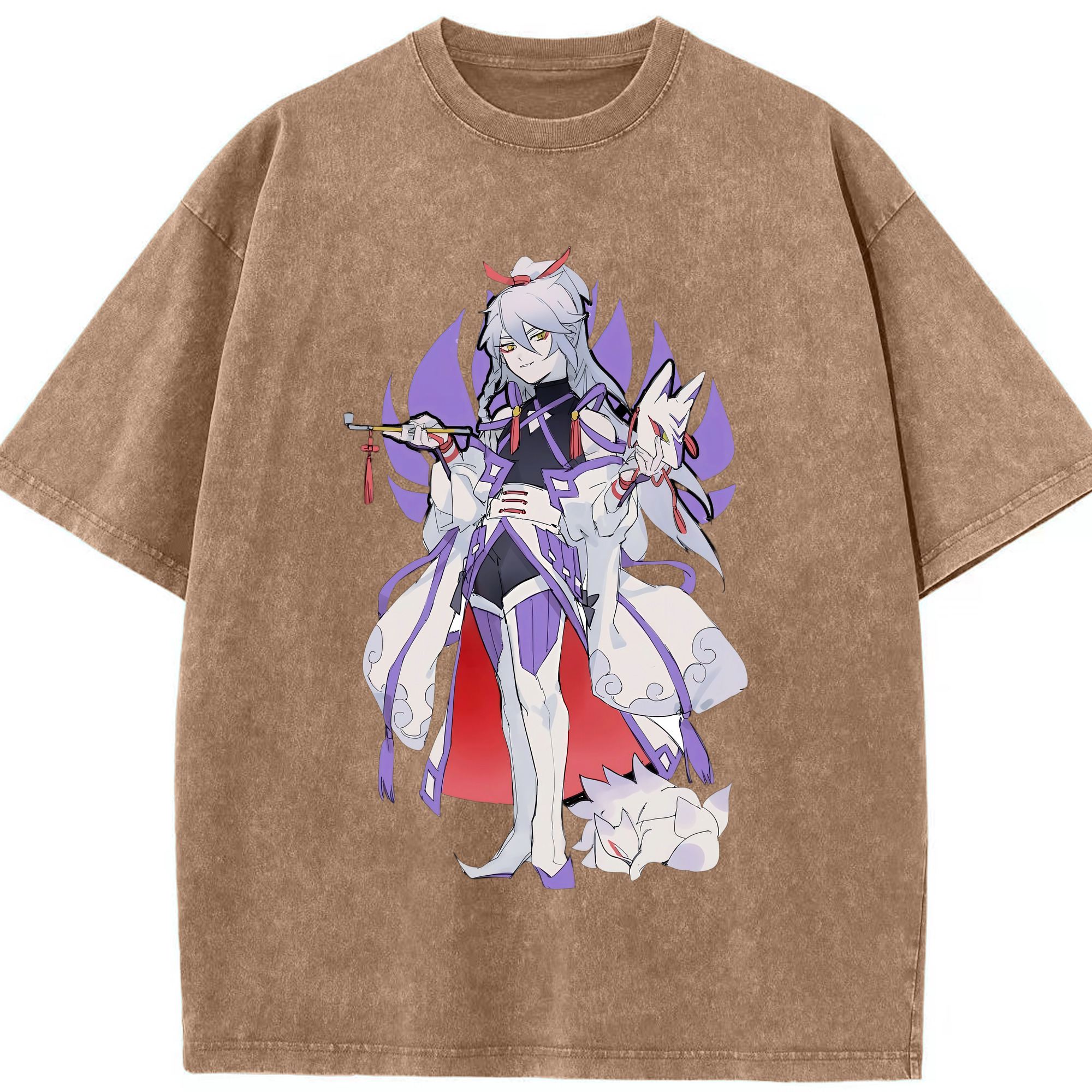 （画像用） 妖怪ウォッチ Yo-kai Watch 綿100% ヴィンテージ風 半袖Tシャツ（フロントプリント）
