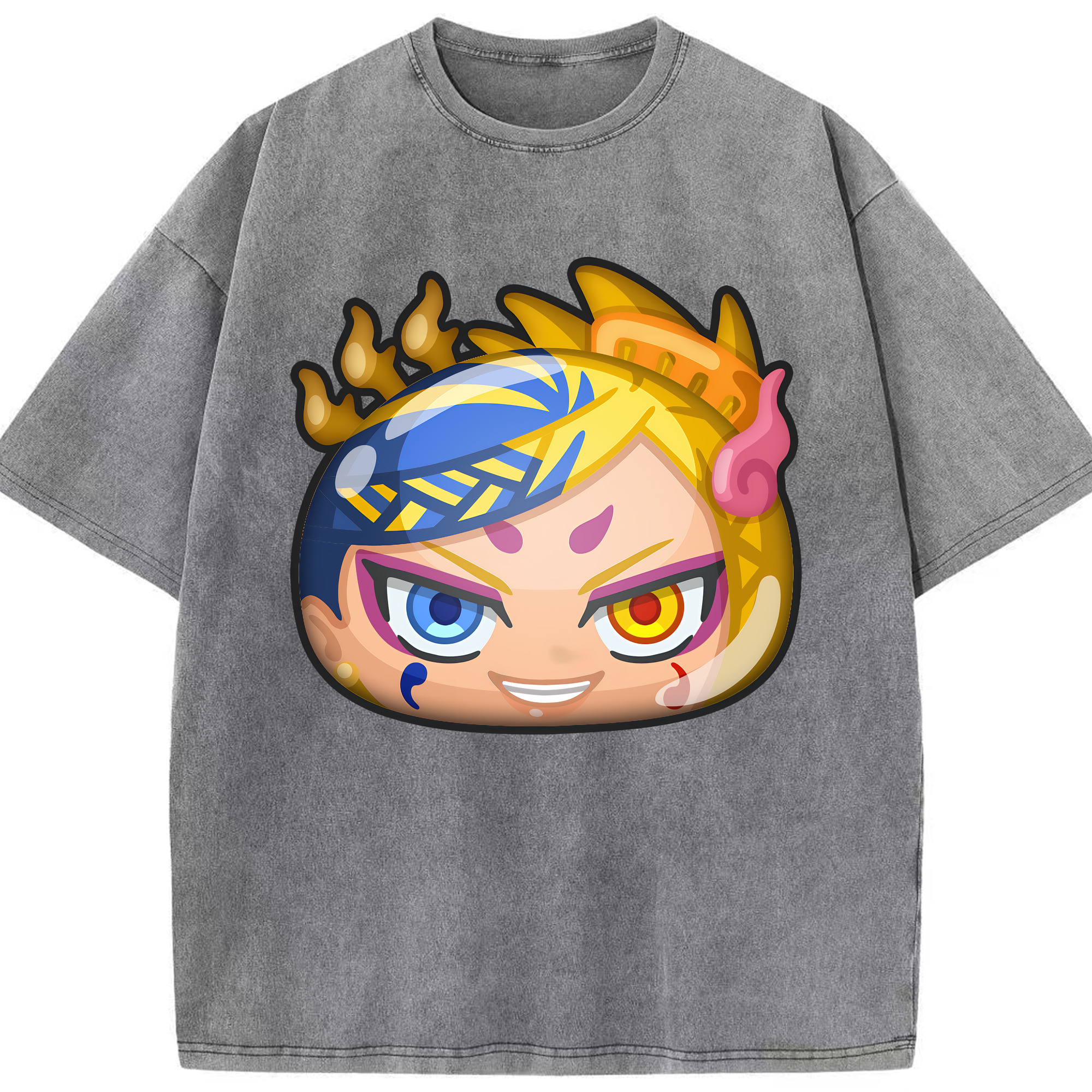 （画像用） 妖怪ウォッチ Yo-kai Watch 綿100% ヴィンテージ風 半袖Tシャツ（フロントプリント）