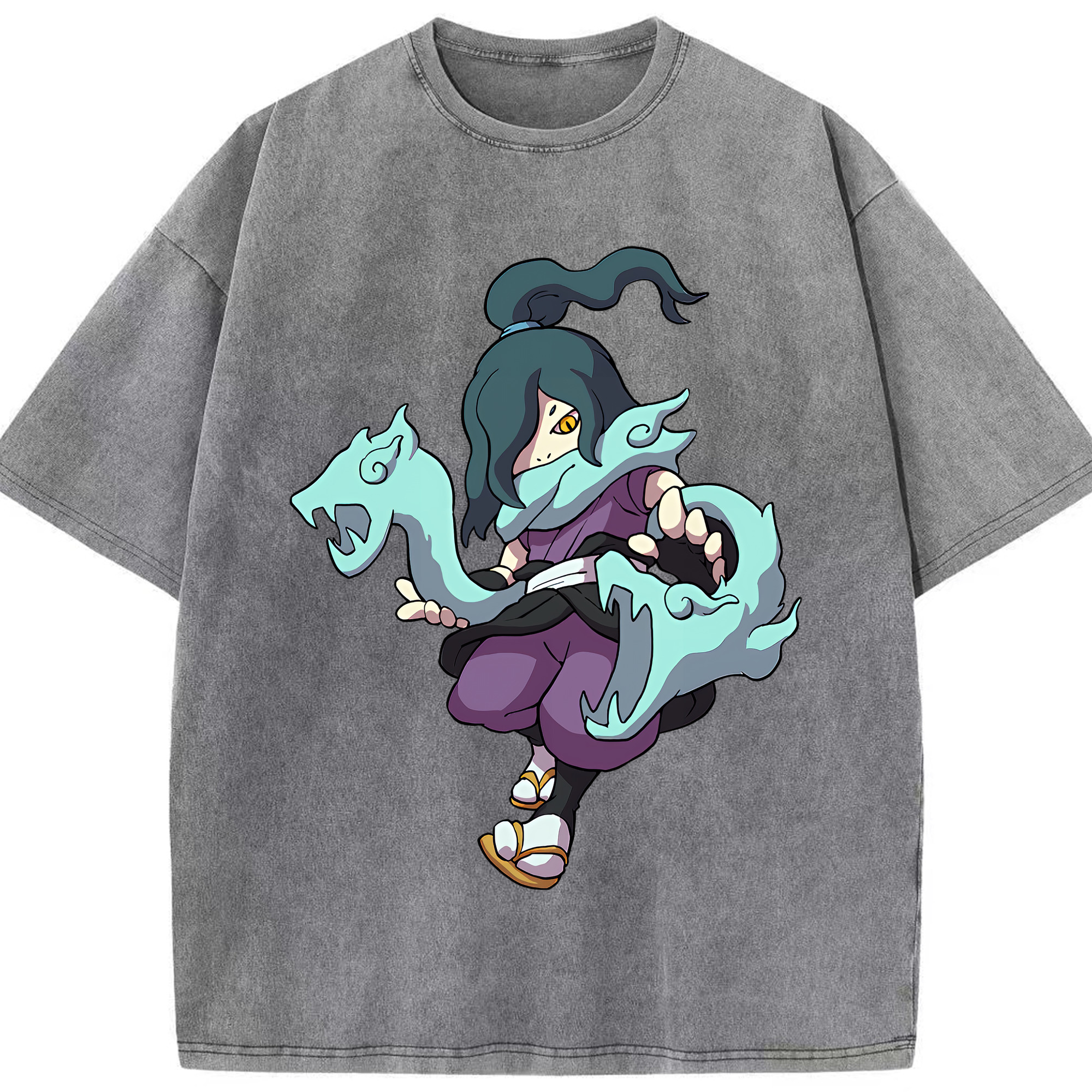 （画像用） 妖怪ウォッチ Yo-kai Watch 綿100% ヴィンテージ風 半袖Tシャツ（フロントプリント）