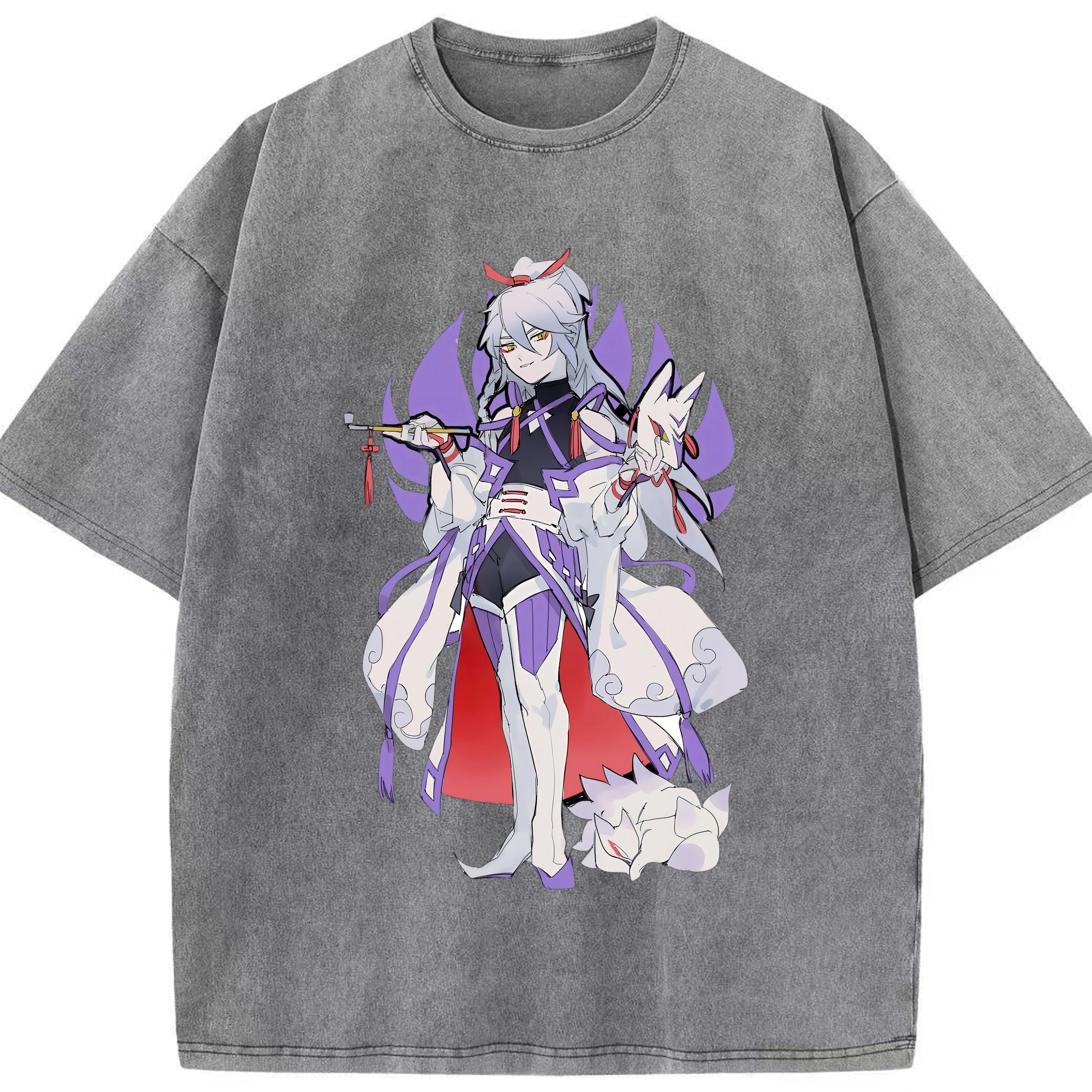 （画像用） 妖怪ウォッチ Yo-kai Watch 綿100% ヴィンテージ風 半袖Tシャツ（フロントプリント）