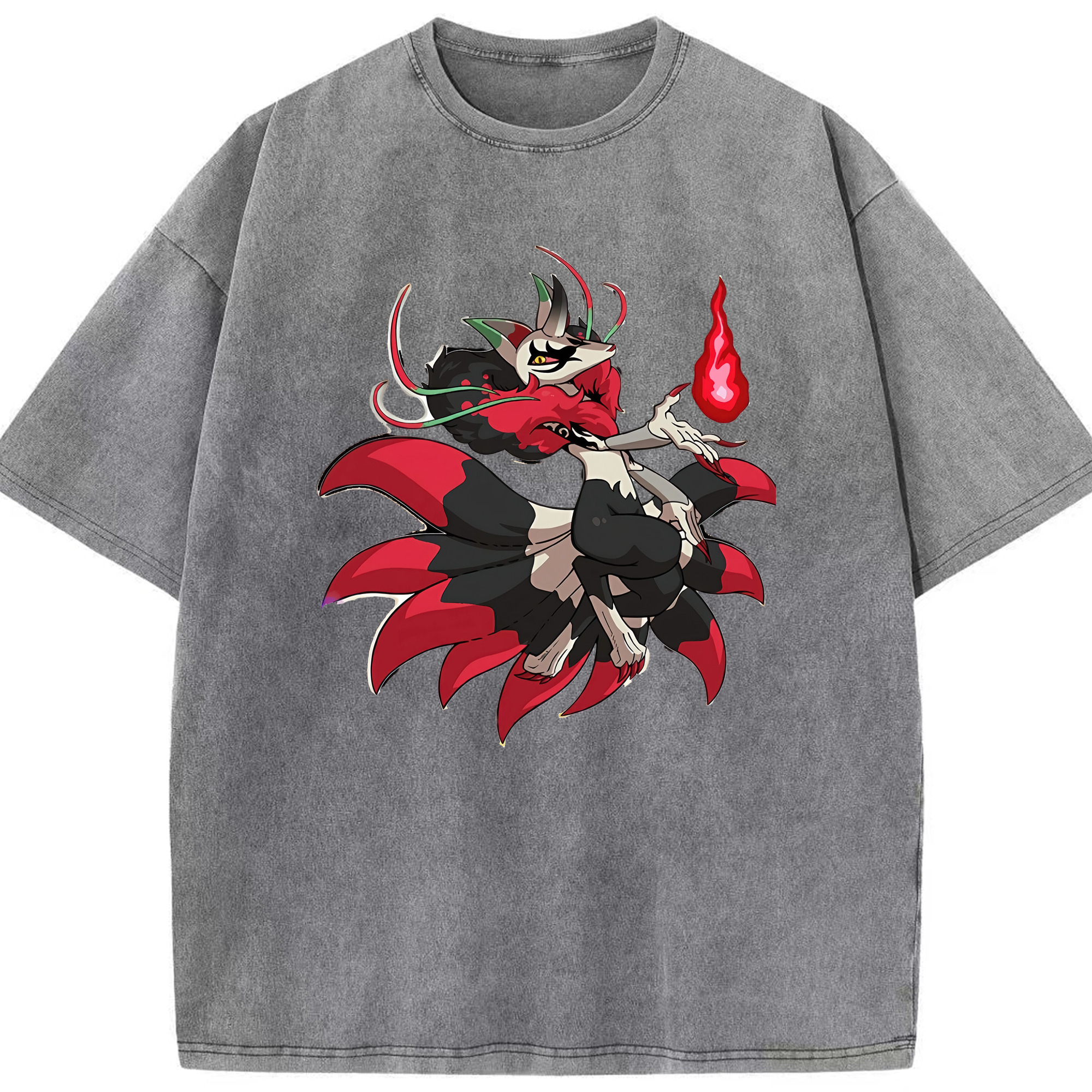 （画像用） 妖怪ウォッチ Yo-kai Watch 綿100% ヴィンテージ風 半袖Tシャツ（フロントプリント）