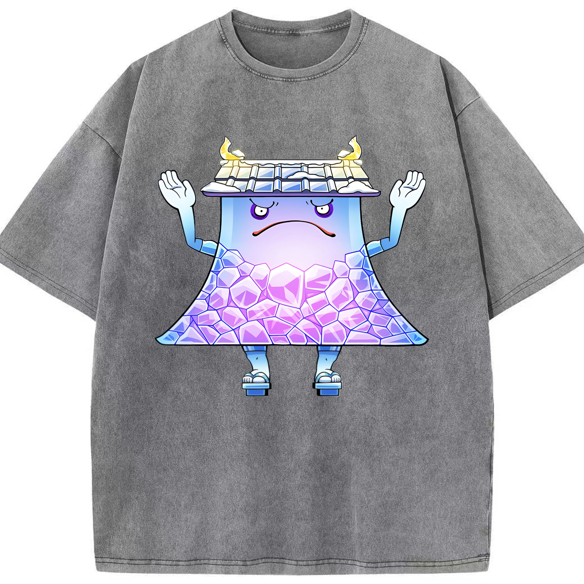 （画像用） 妖怪ウォッチ Yo-kai Watch 綿100% ヴィンテージ風 半袖Tシャツ（フロントプリント）