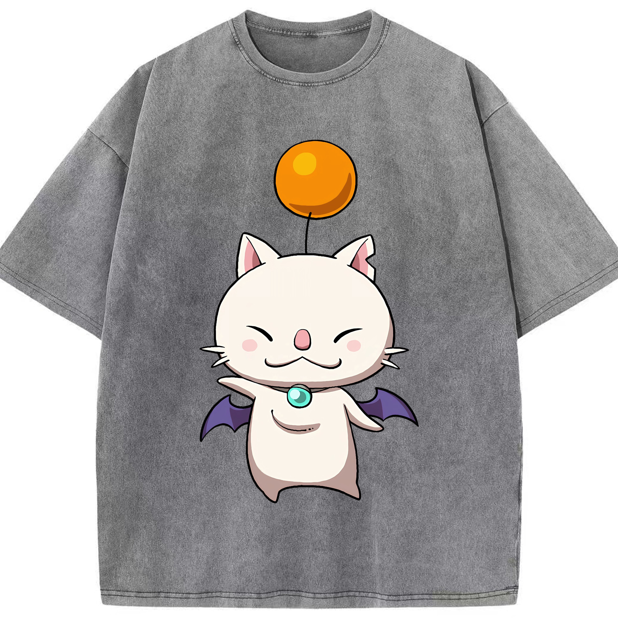 （画像用） 妖怪ウォッチ Yo-kai Watch 綿100% ヴィンテージ風 半袖Tシャツ（フロントプリント）