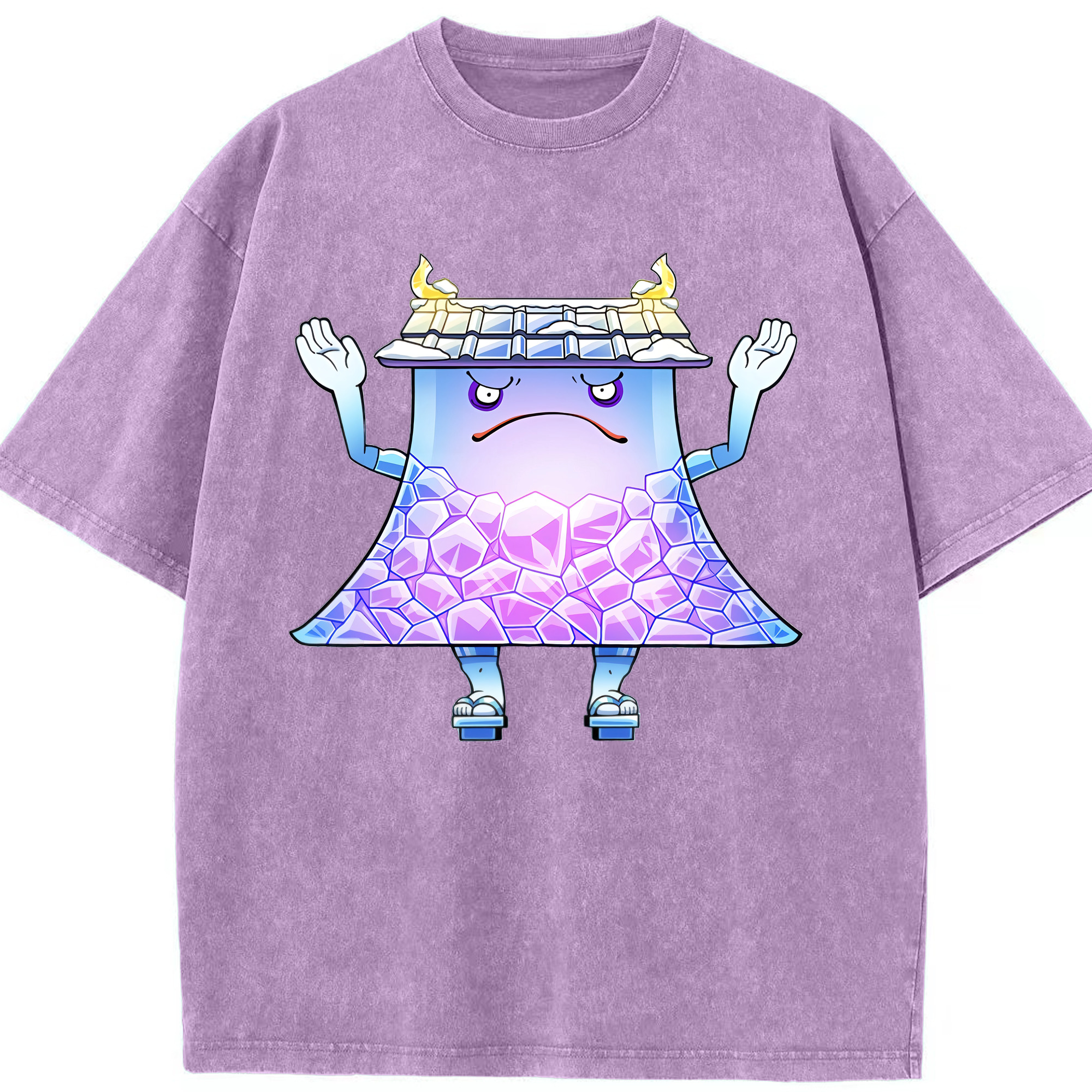 （画像用） 妖怪ウォッチ Yo-kai Watch 綿100% ヴィンテージ風 半袖Tシャツ（フロントプリント）
