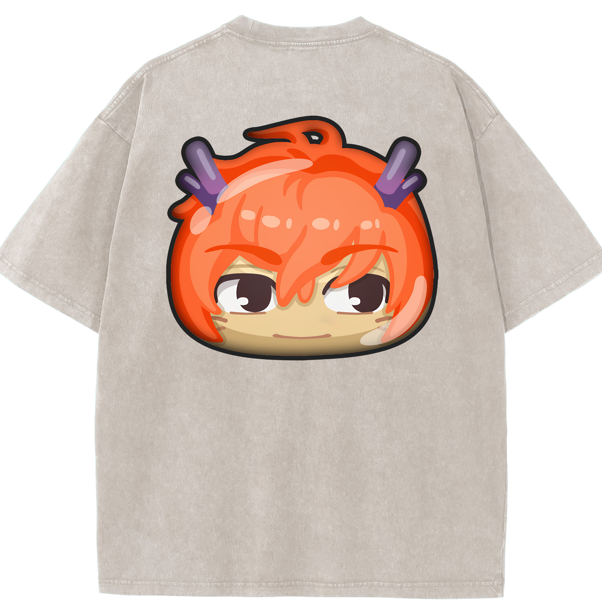 （画像用） 妖怪ウォッチ Yo-kai Watch 綿100% ヴィンテージ風 半袖Tシャツ（背面プリント）