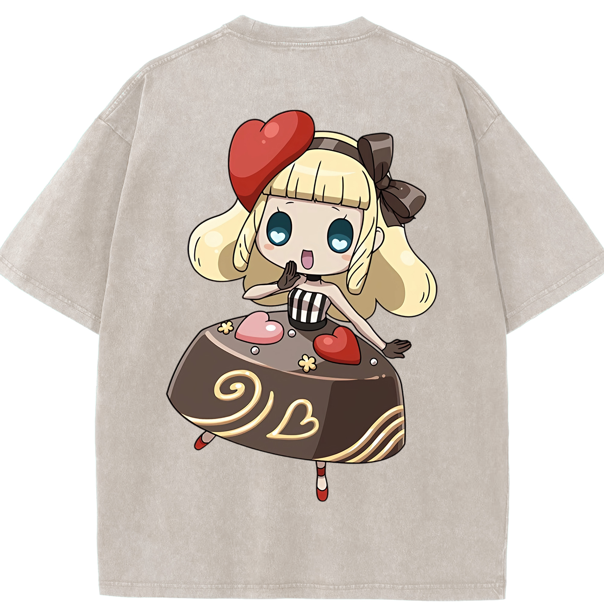 （画像用） 妖怪ウォッチ Yo-kai Watch 綿100% ヴィンテージ風 半袖Tシャツ（背面プリント）