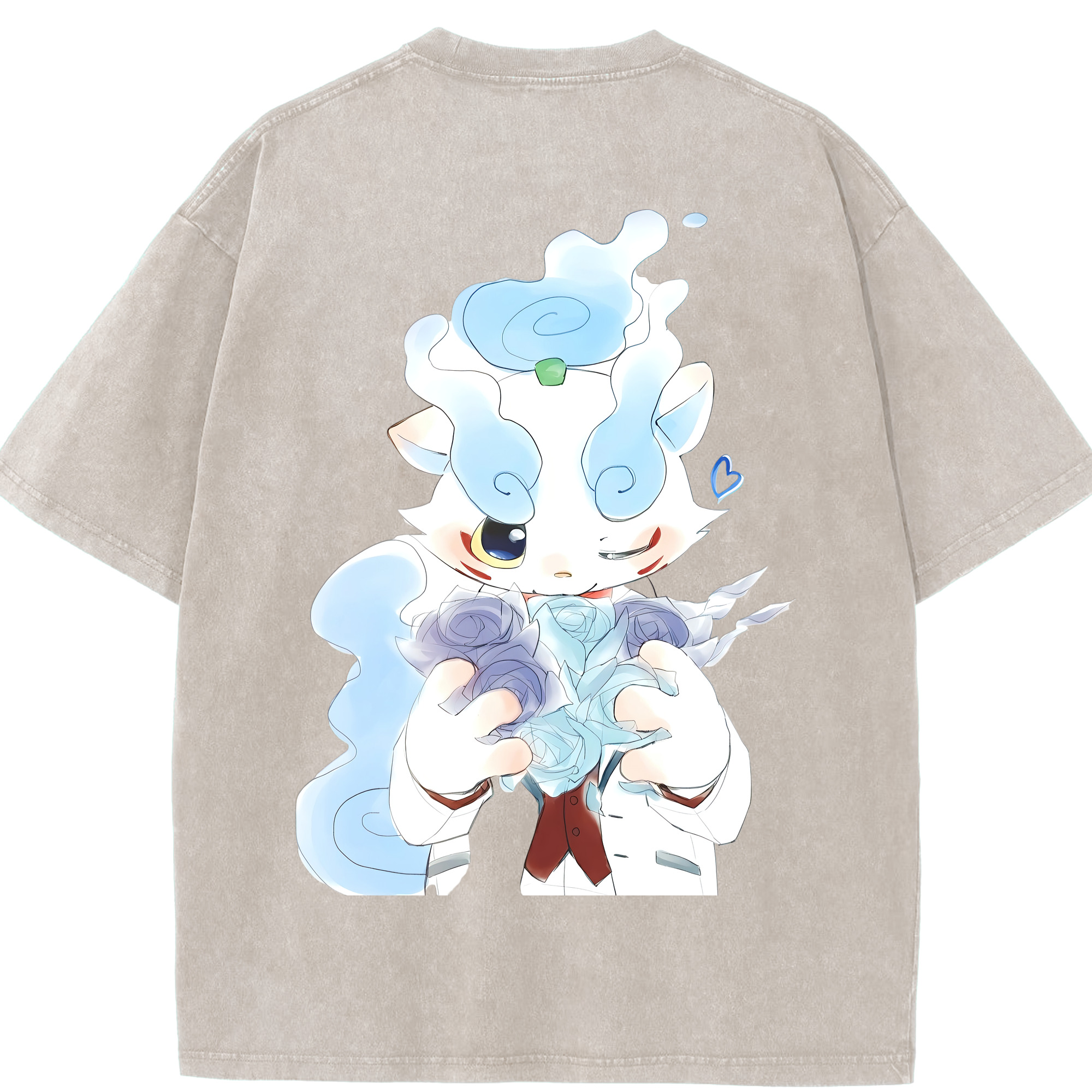 （画像用） 妖怪ウォッチ Yo-kai Watch 綿100% ヴィンテージ風 半袖Tシャツ（背面プリント）