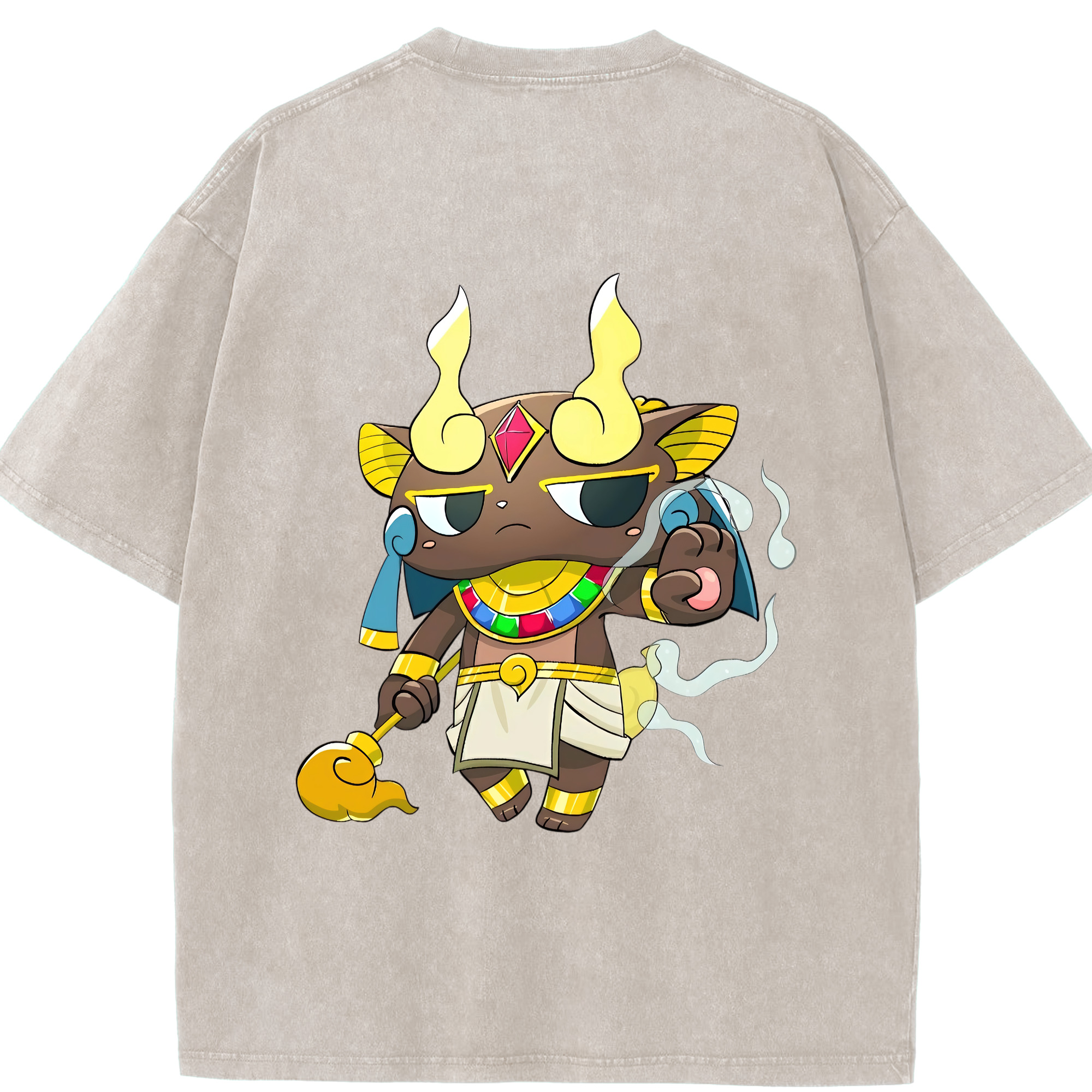 （画像用） 妖怪ウォッチ Yo-kai Watch 綿100% ヴィンテージ風 半袖Tシャツ（背面プリント）