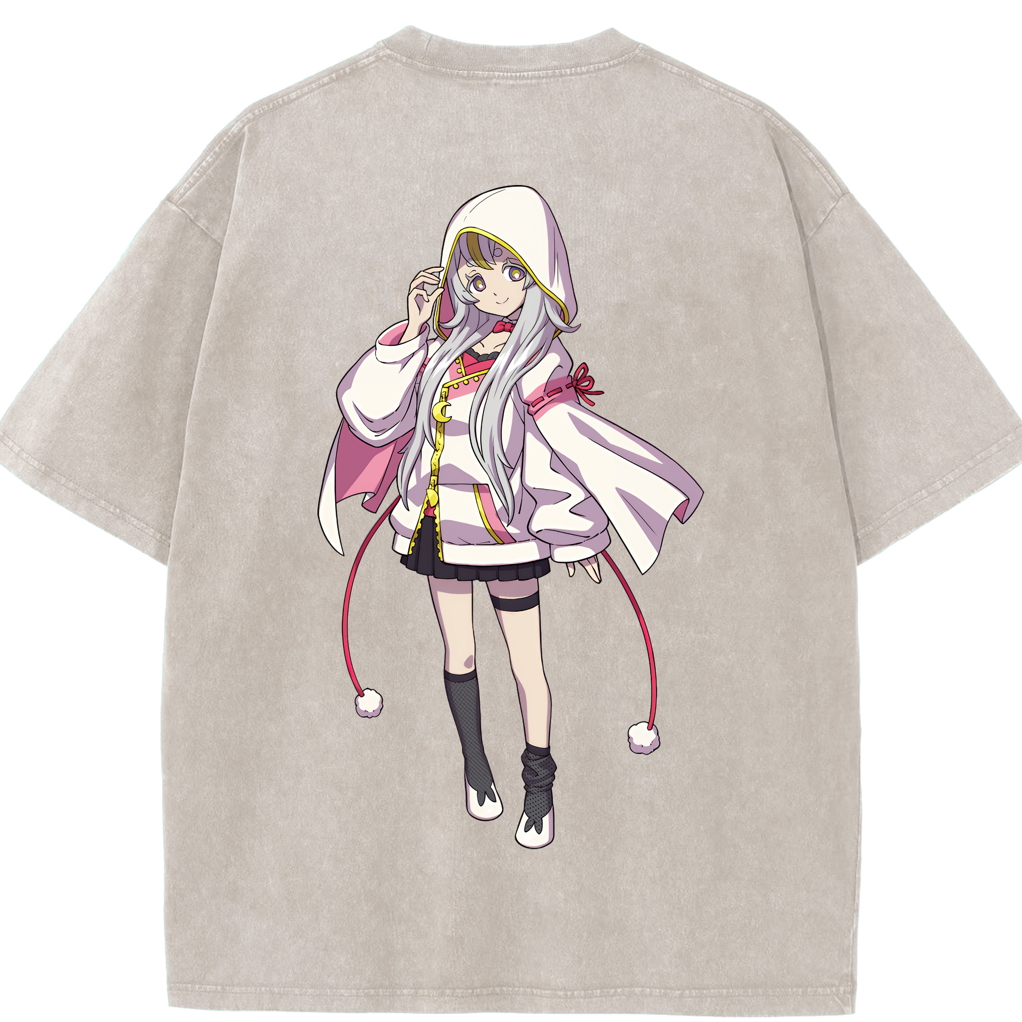 （画像用） 妖怪ウォッチ Yo-kai Watch 綿100% ヴィンテージ風 半袖Tシャツ（背面プリント）