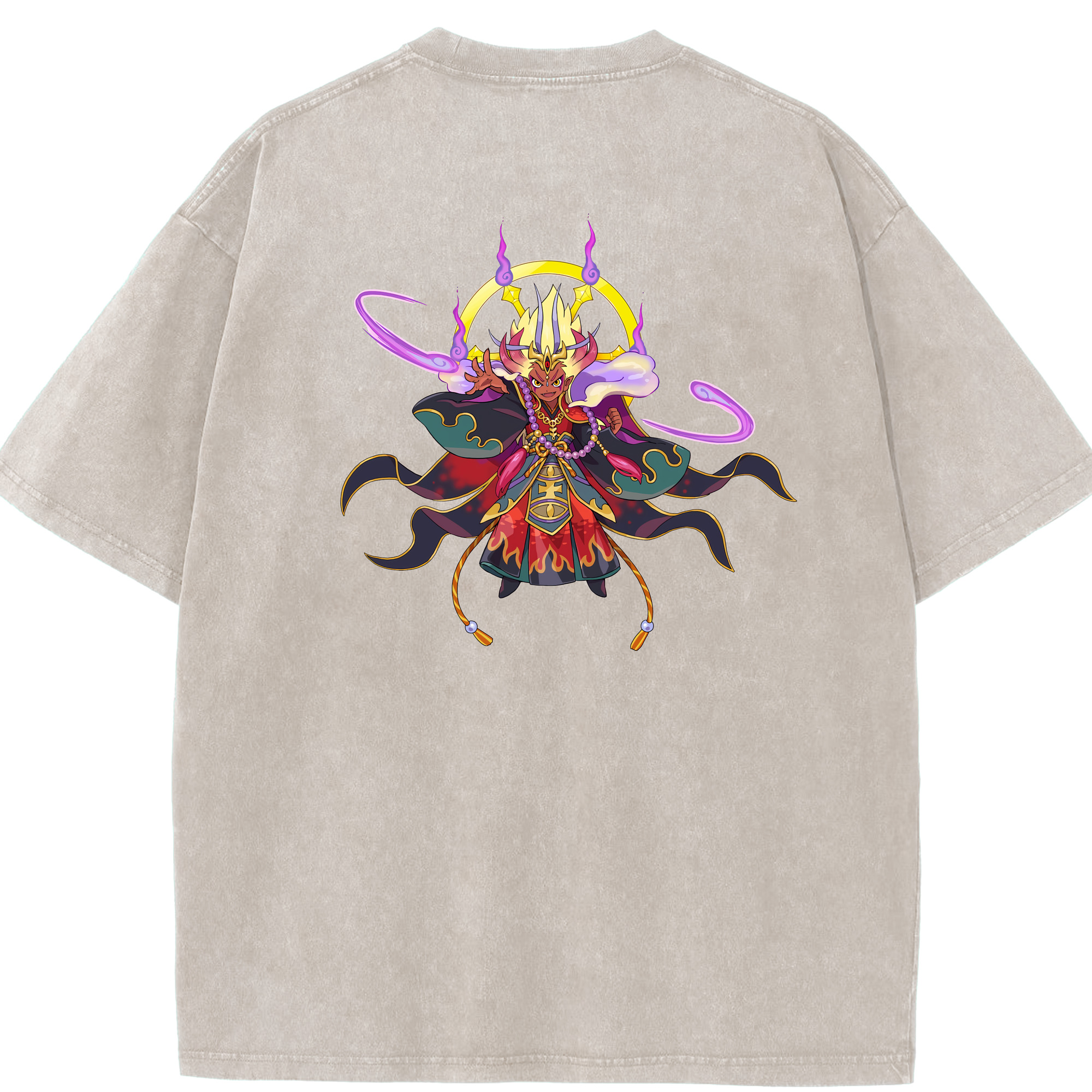 （画像用） 妖怪ウォッチ Yo-kai Watch 綿100% ヴィンテージ風 半袖Tシャツ（背面プリント）