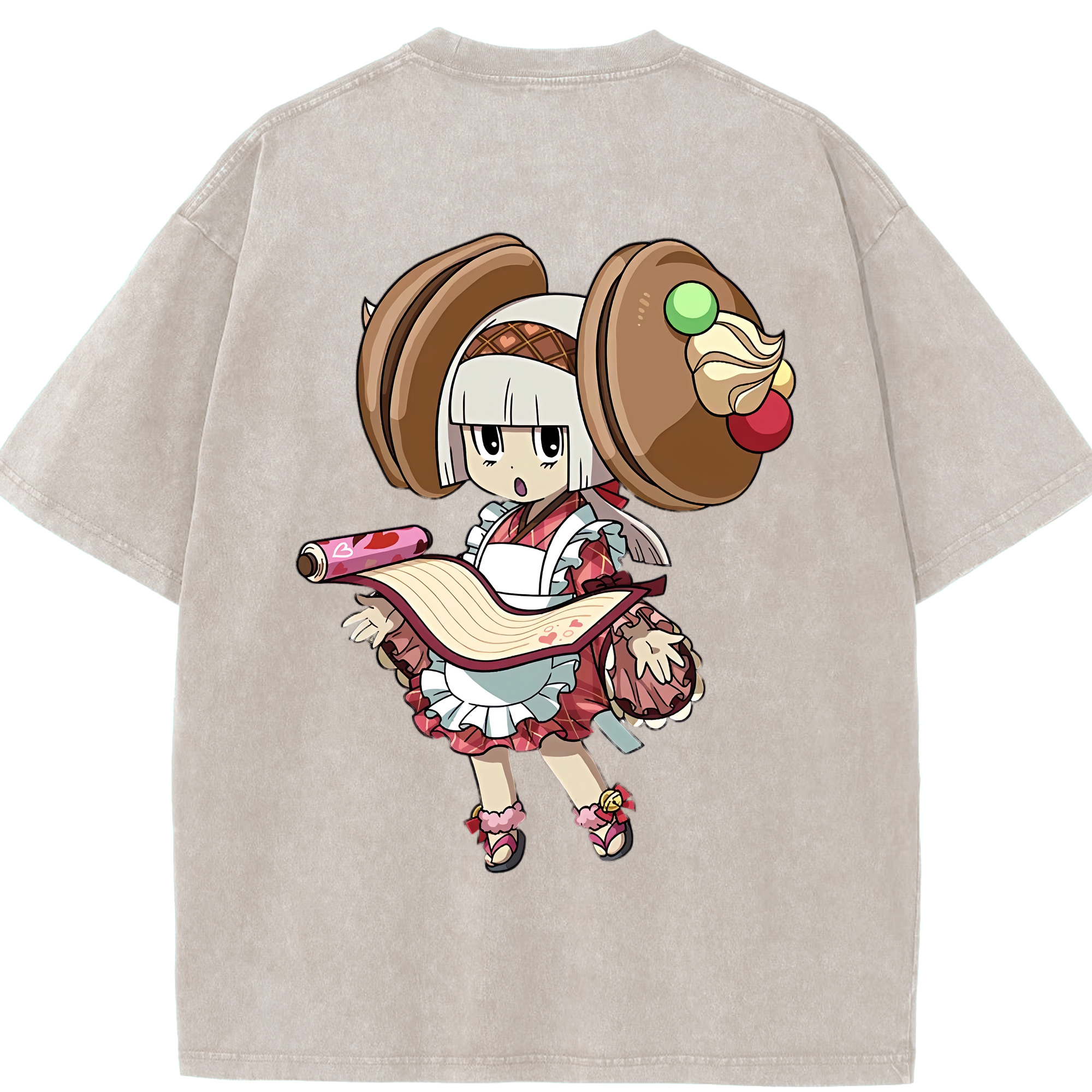 （画像用） 妖怪ウォッチ Yo-kai Watch 綿100% ヴィンテージ風 半袖Tシャツ（背面プリント）