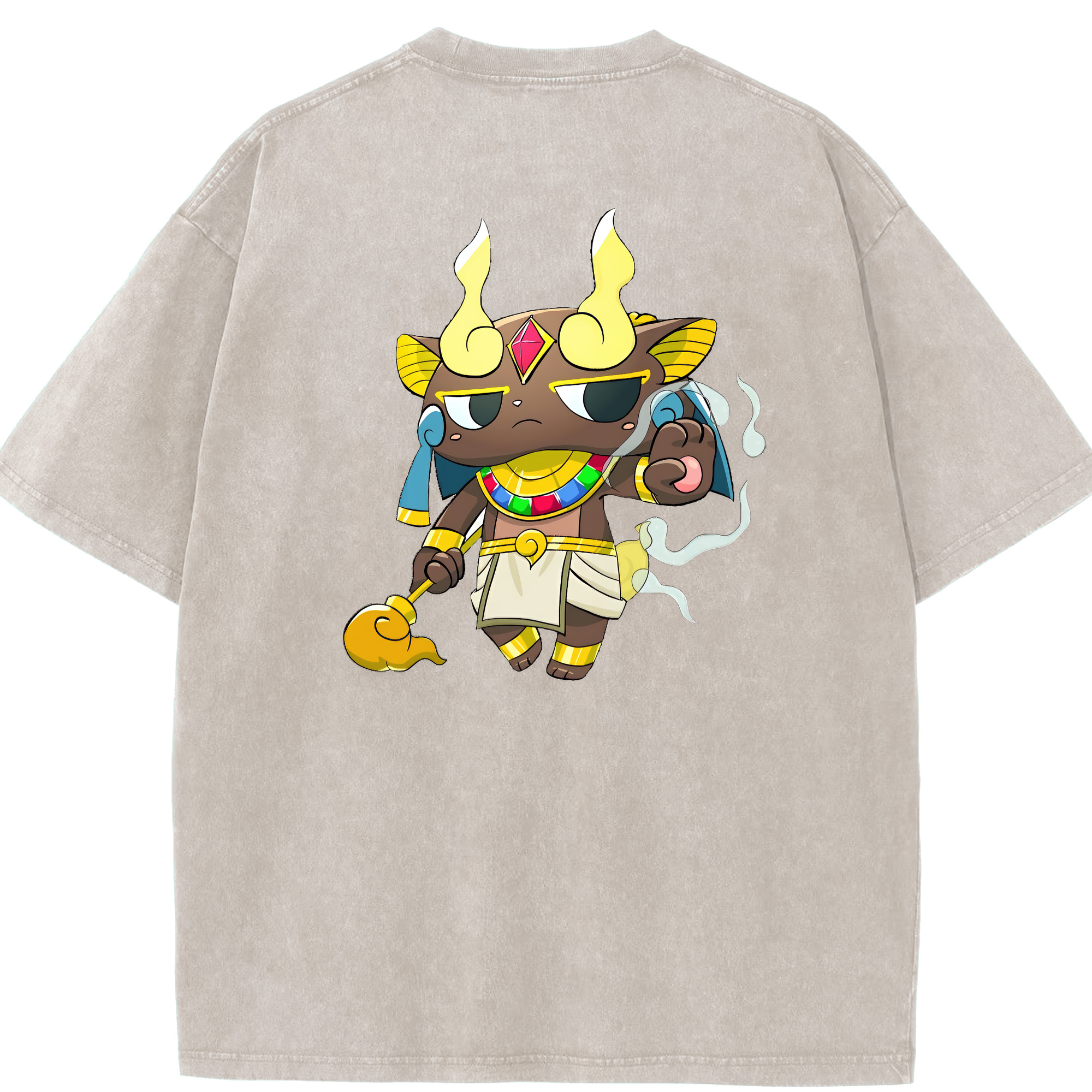 （画像用） 妖怪ウォッチ Yo-kai Watch 綿100% ヴィンテージ風 半袖Tシャツ（背面プリント）
