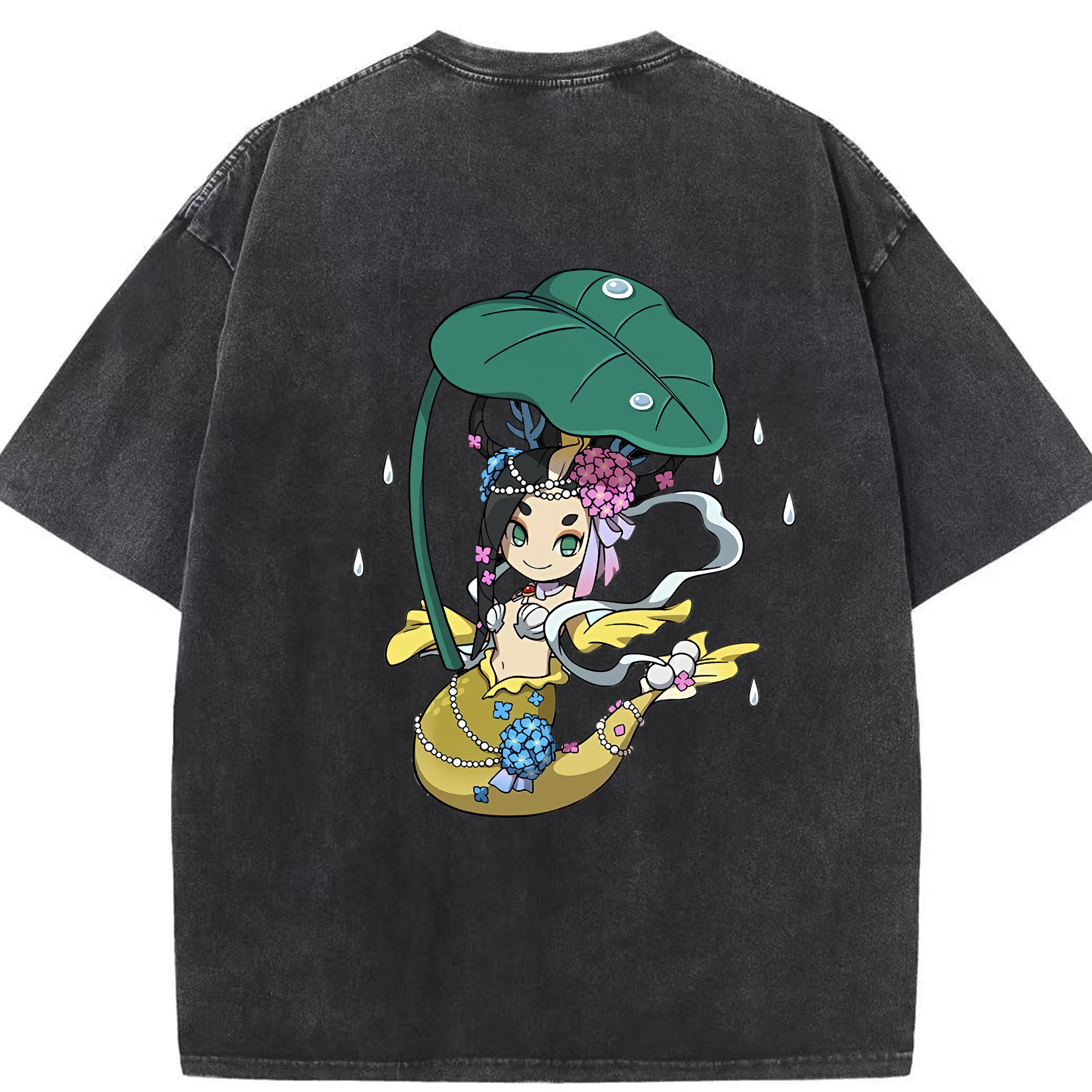 （画像用） 妖怪ウォッチ Yo-kai Watch 綿100% ヴィンテージ風 半袖Tシャツ（背面プリント）